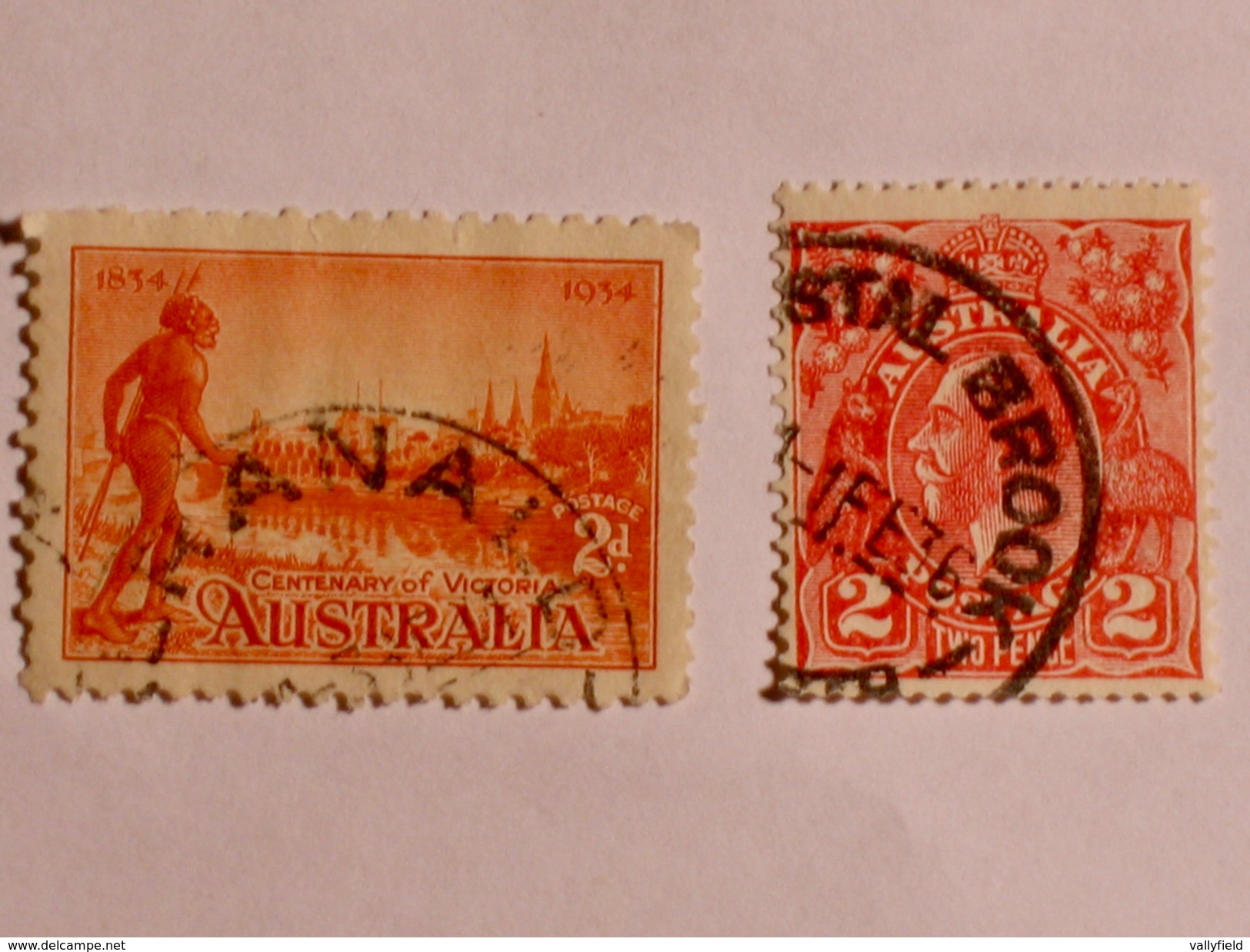 AUSTRALIE  1934  LOT # 4 - Used Stamps