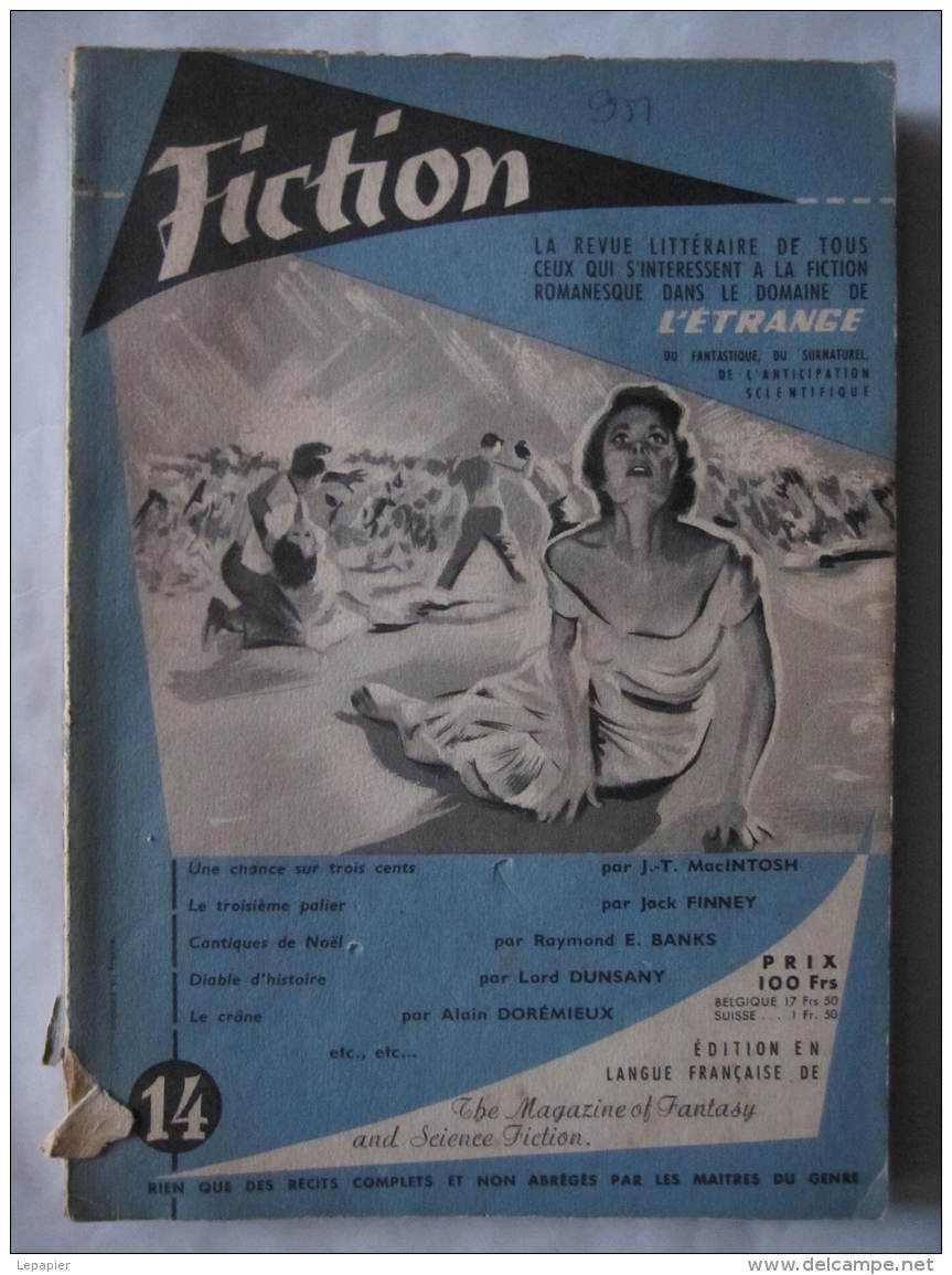 FICTION OPTA N° 14 Janvier 1955 - Fiction
