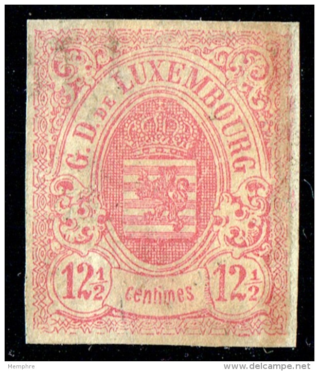 Armoiries 12&frac12; Cent.  Non Detelé Marges étroites Prifix 7  Oblitéré - 1859-1880 Armoiries