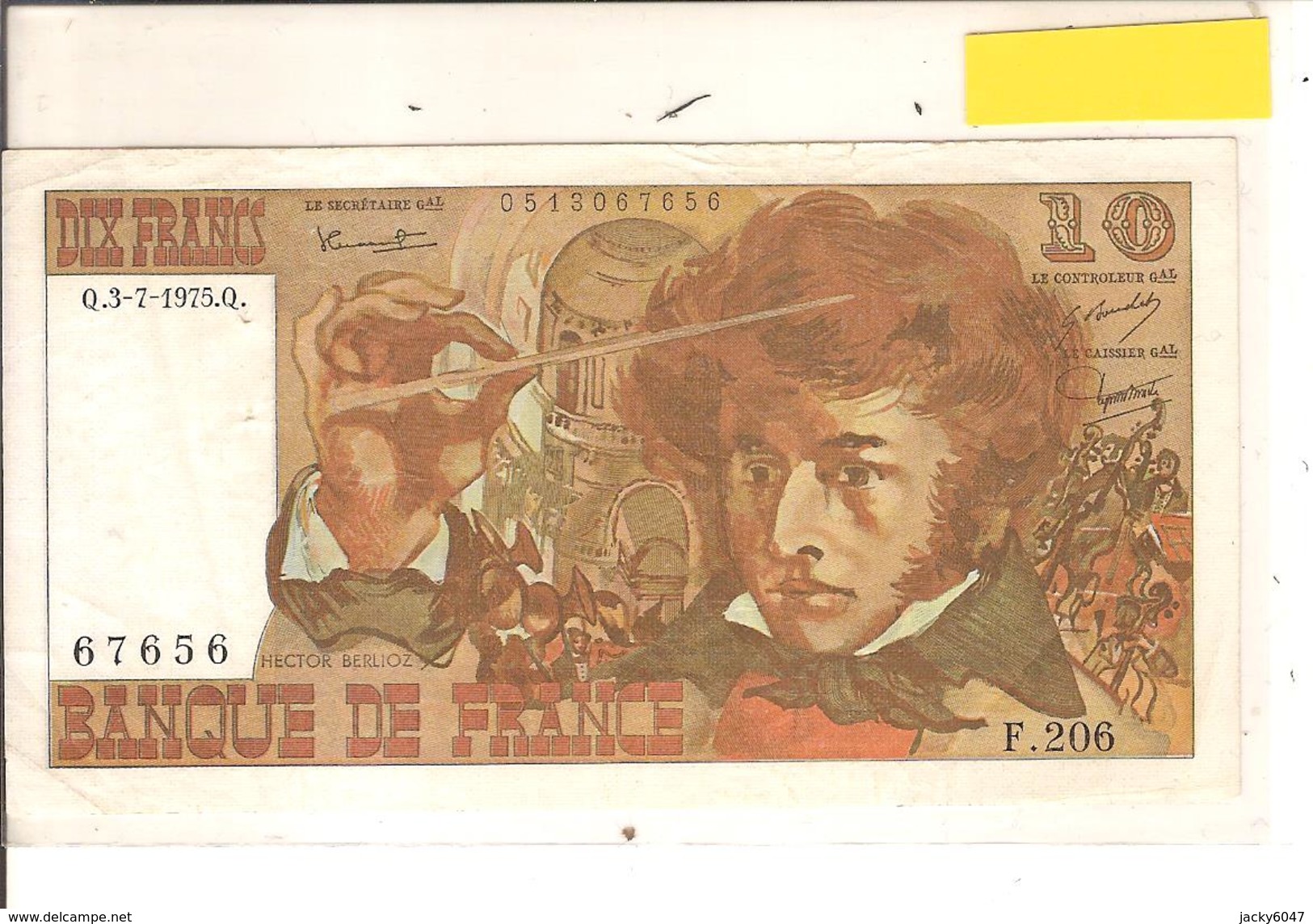 Billet France - Berlioz 10 Franc - Vrac - Billets