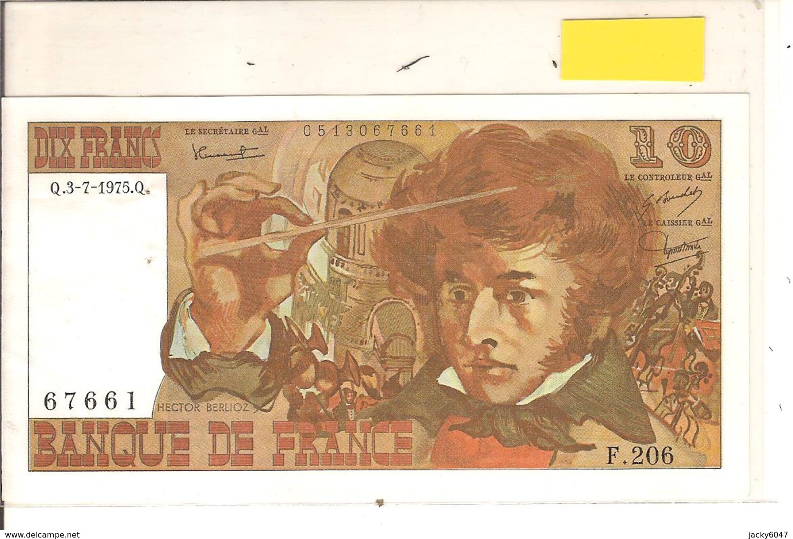 Billet France - Berlioz 10 Franc - Alla Rinfusa - Banconote