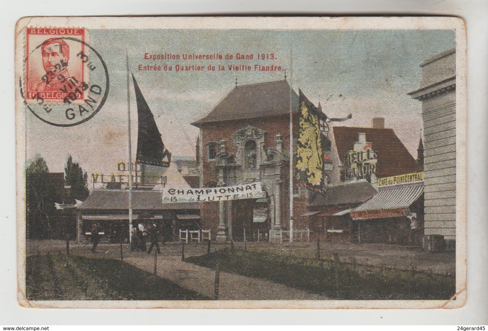 CPA GAND (Belgique-Flandre Orientale) - Exposition Universelle De Gand 1913 : Entrée Quartier De La Vieille Flandre - Gent