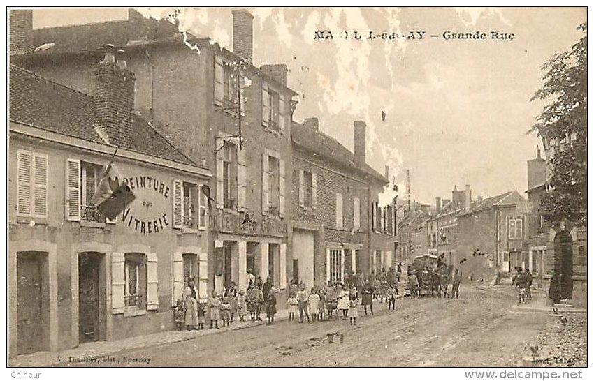 MAREUIL SUR AY LA GRANDE RUE - Mareuil-sur-Ay