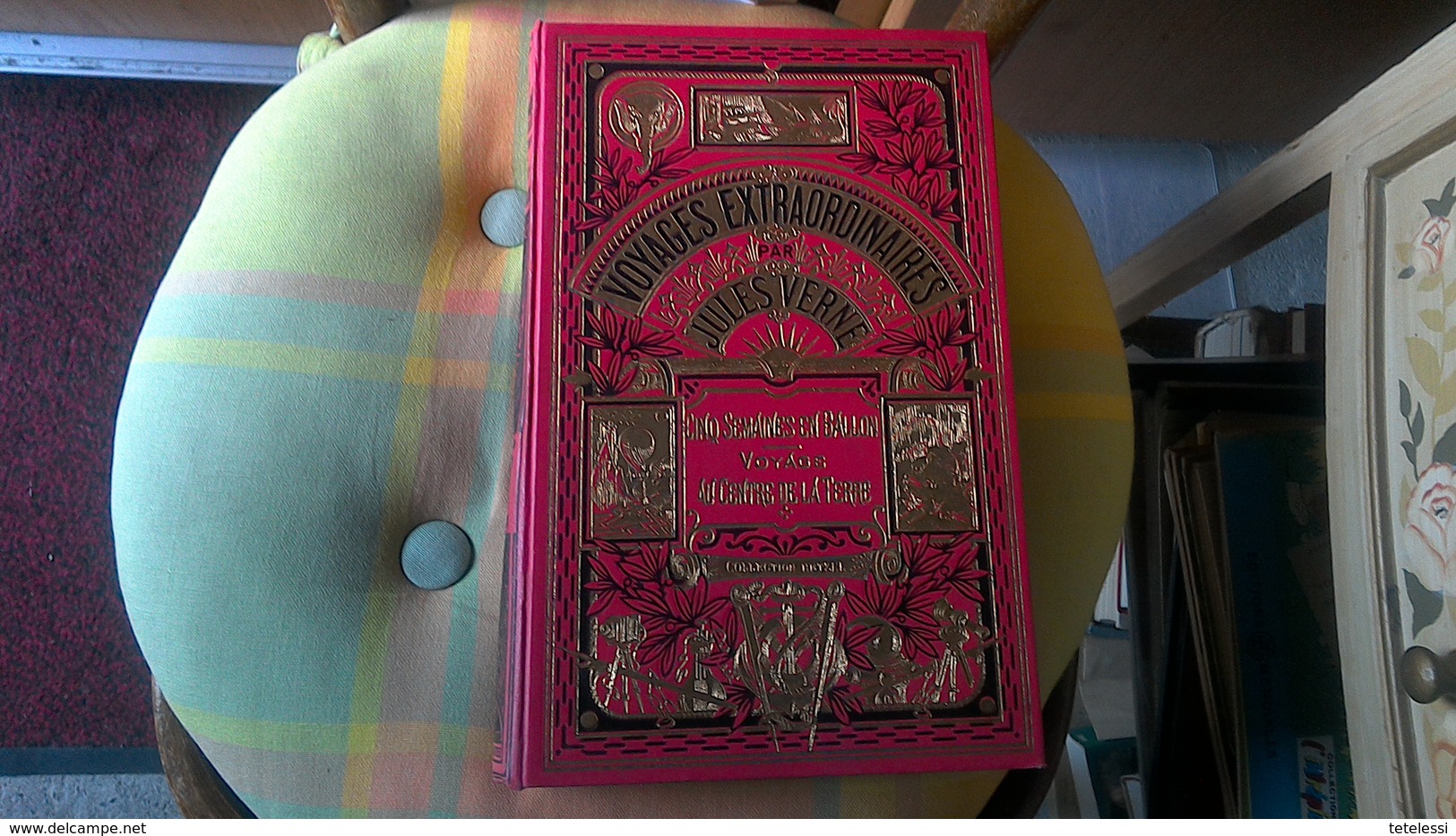 Livre Jules Verne 5 Semaine S En Ballon - 1901-1940