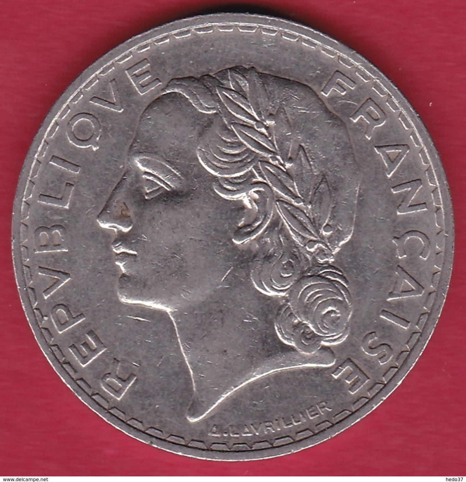 France 5 Francs Lavrillier Nickel - 1933 - SUP - Autres & Non Classés