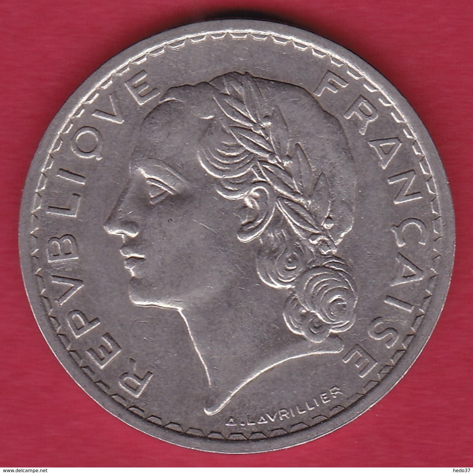 France 5 Francs Lavrillier Nickel - 1935 - SUP - Autres & Non Classés