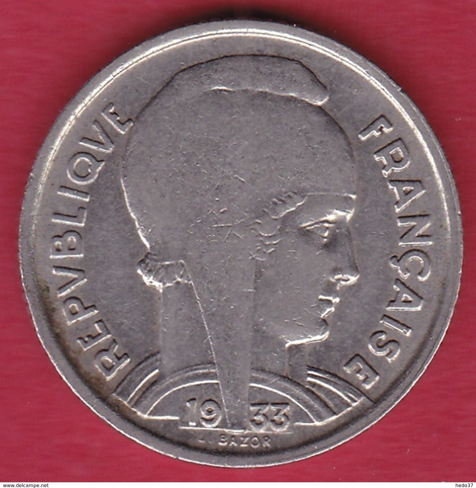 France 5 Francs Bazor - 1933 - Autres & Non Classés