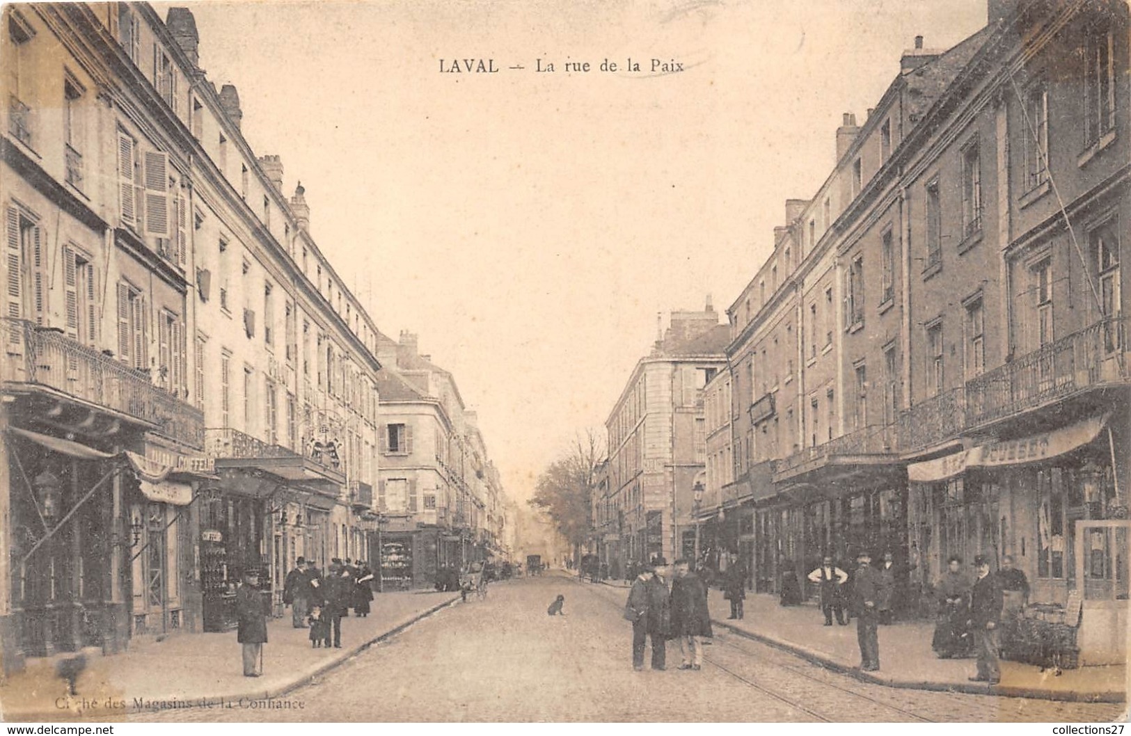 53-LAVAL- LA RUE DE LA PAIX - Laval