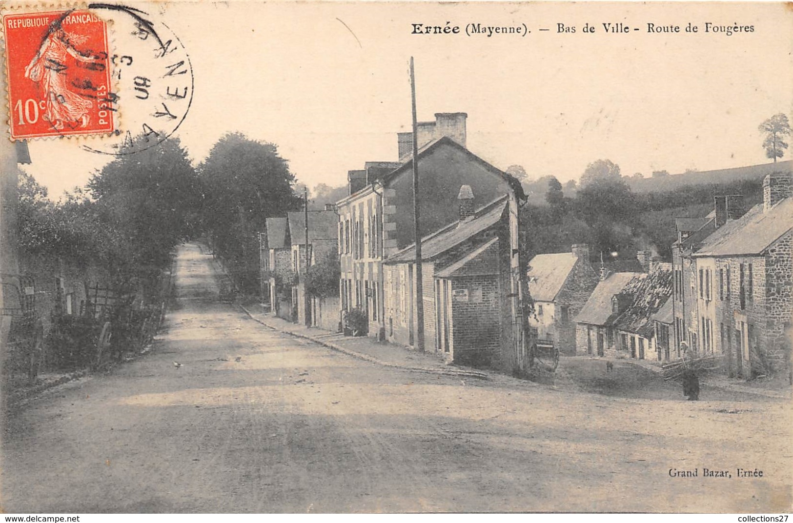 53-ERNEE- BAS DE VILLE, ROUTE DE FOUGERES - Ernee