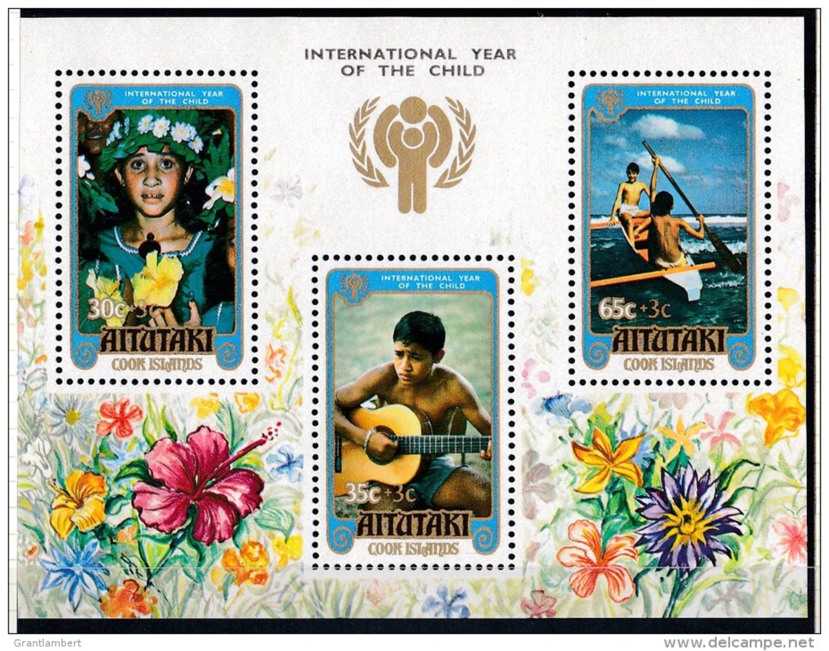 Aitutaki 1979 International Year Of The Child Minisheet MNH - Aitutaki