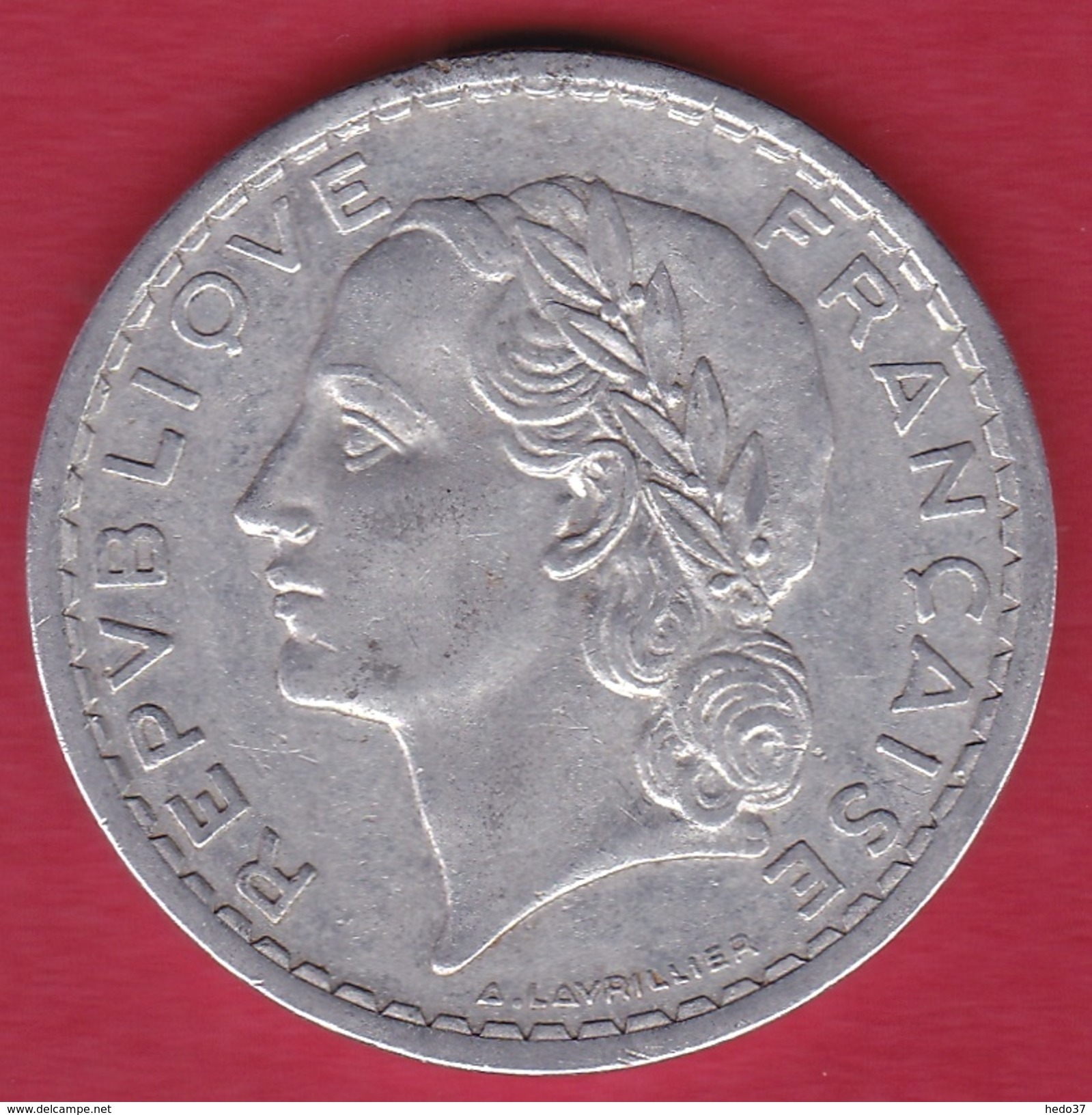 France 5 Francs Lavrillier Aluminium - 1946 B - Autres & Non Classés