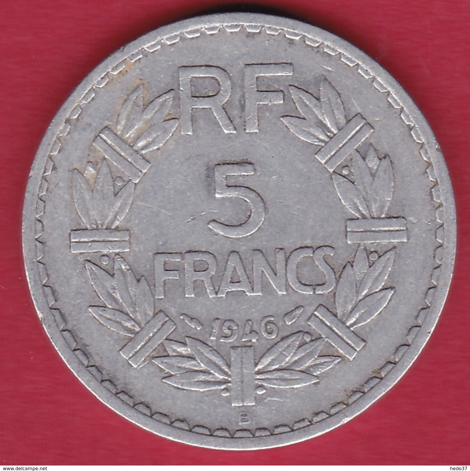 France 5 Francs Lavrillier Aluminium - 1946 B - Autres & Non Classés