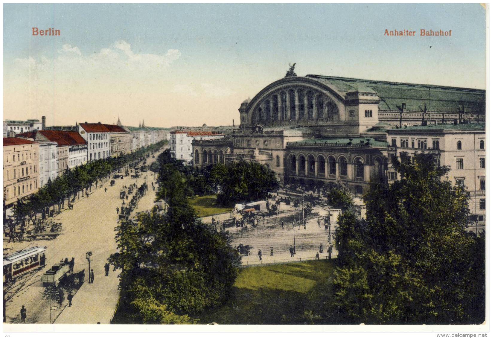 BERLIN - Anhalter Bahnhof, Tram - Kreuzberg