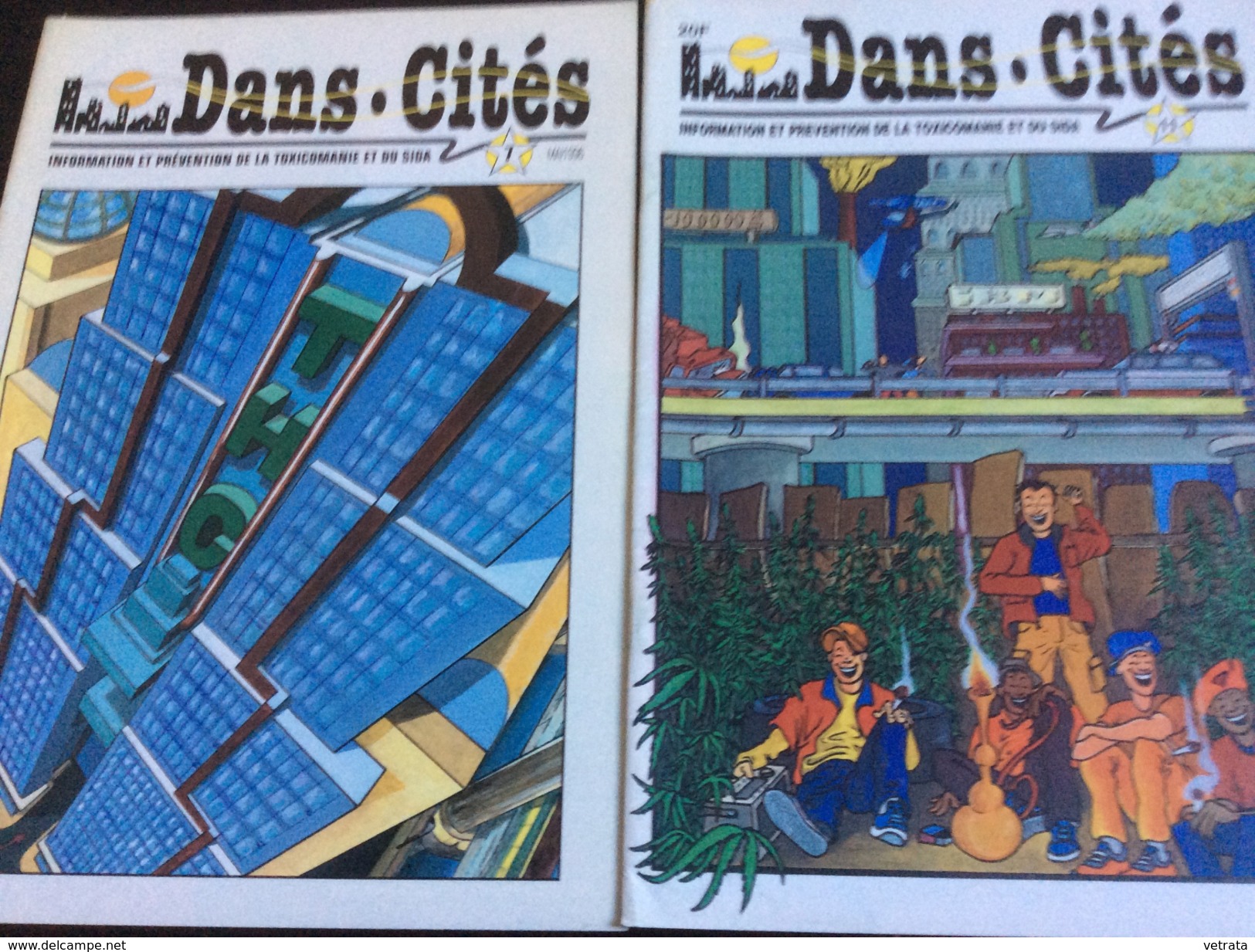 2 N° De Dans Cités (information& Prévention De La Toxicomanie & Du Sida) : N° 7 & 11 (1996/97) - Medicina & Salud
