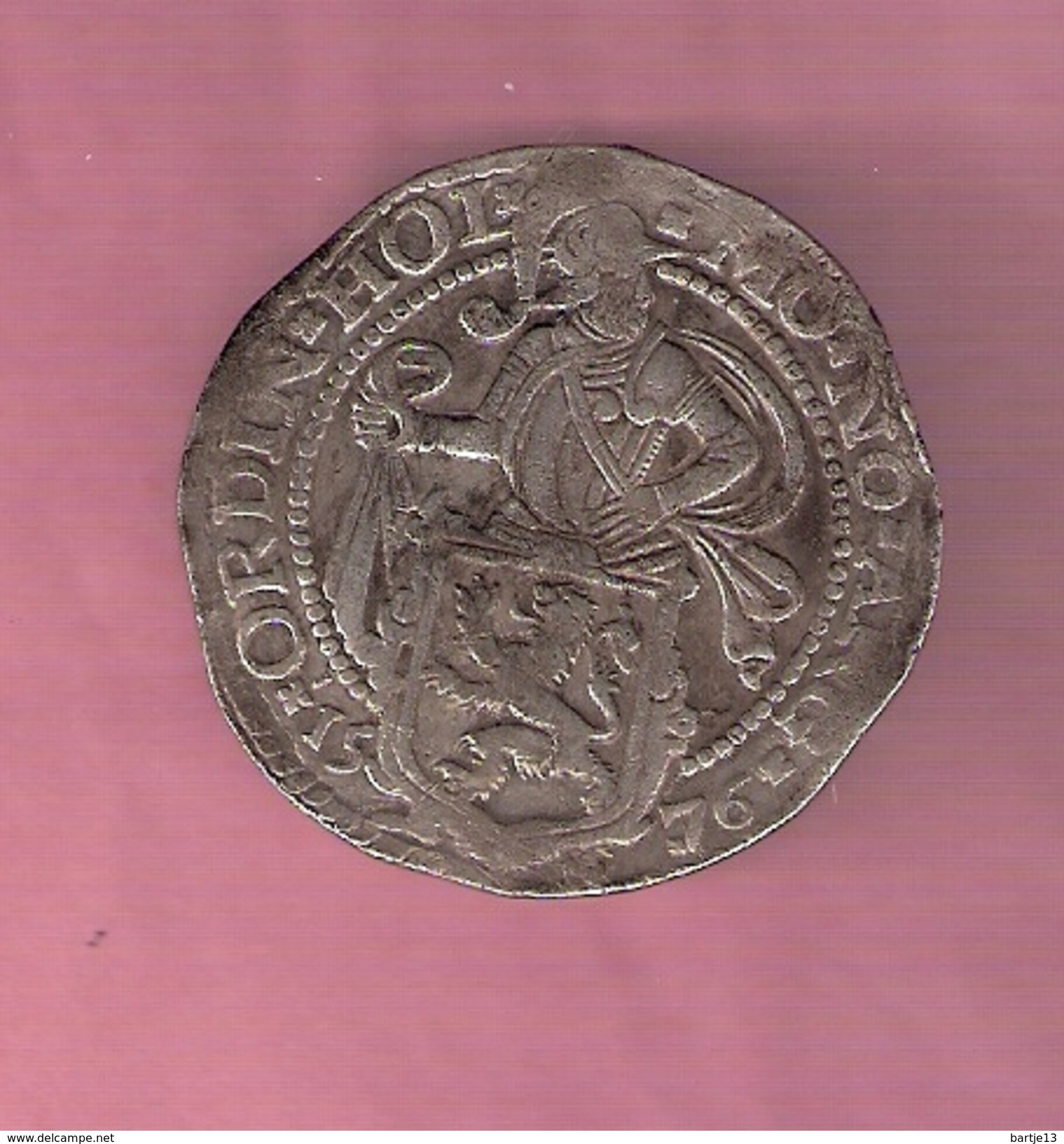 HOLLAND LEEUWENDAALDER (48 STUIVERS) 1576 - Provincial Coinage