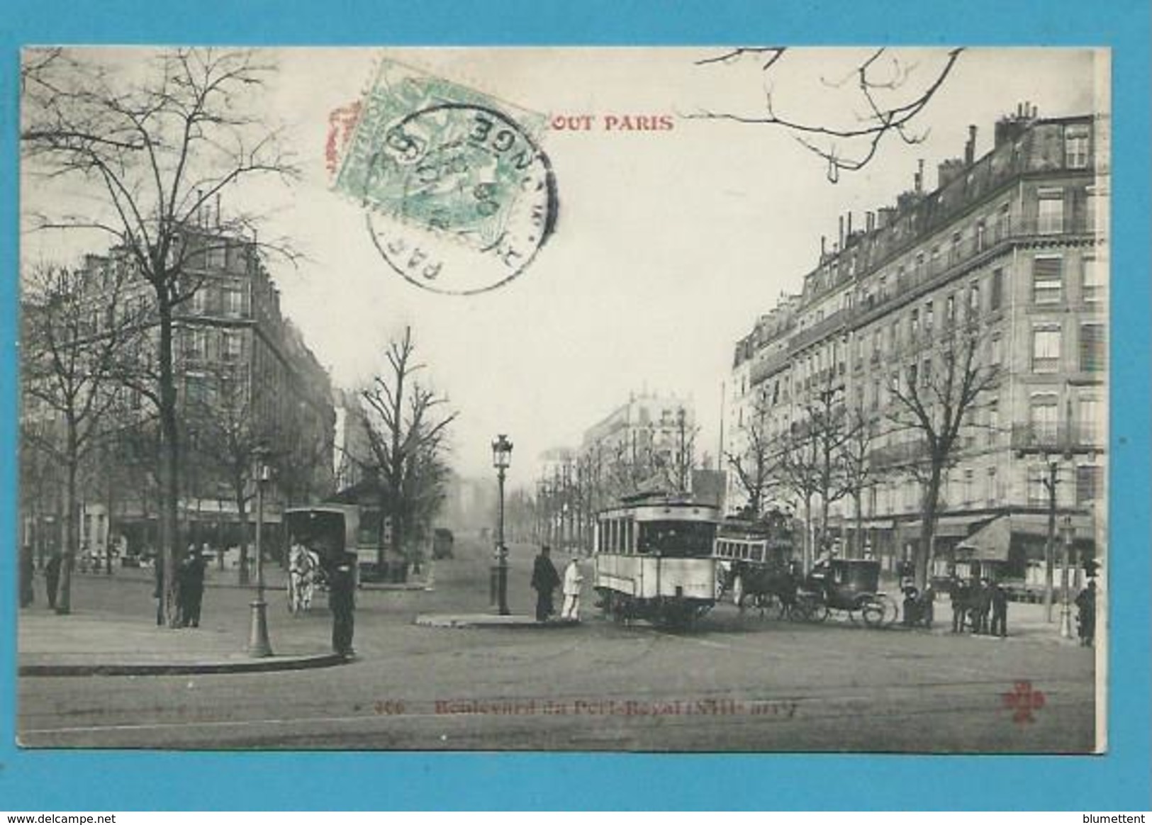 CPA 466 TOUT PARIS - Tramway Boulevard Du Port-Royal (XIIIème) Editeur FLEURY - Distrito: 13