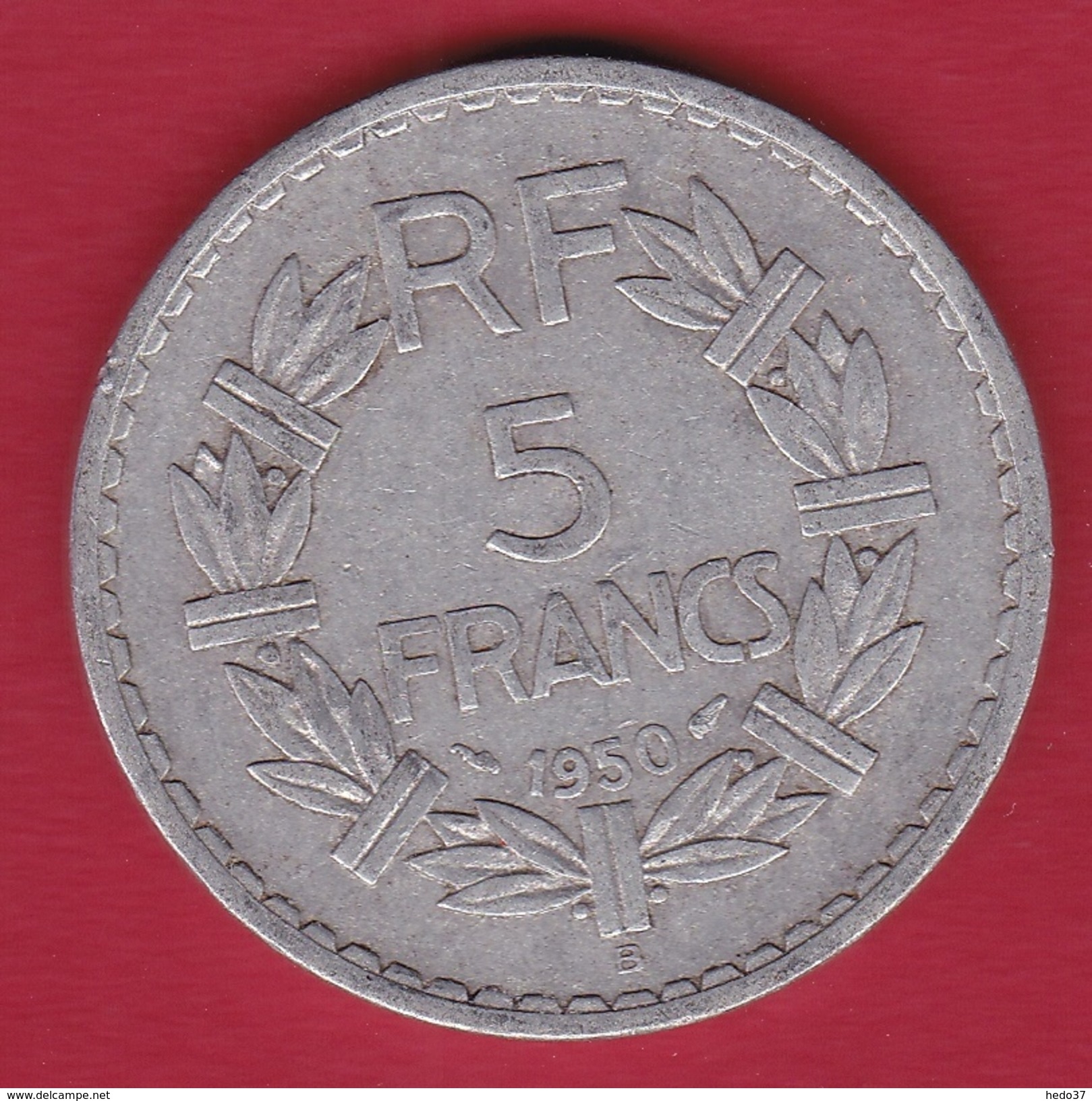 France 5 Francs Lavrillier Aluminium - 1950 B - Autres & Non Classés