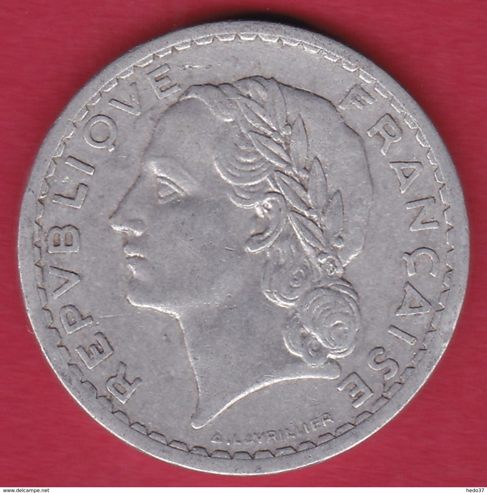 France 5 Francs Lavrillier Aluminium - 1950 B - Autres & Non Classés