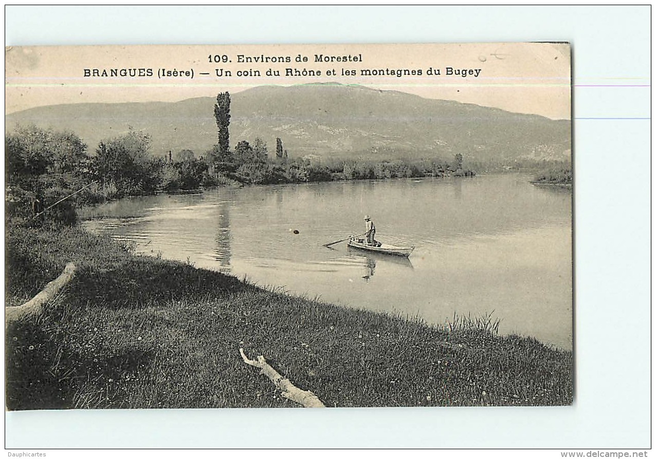 BRANGUES - Un Coin Du Rhône Et Les Montagnes Du Bugey - 2 Scans - Brangues