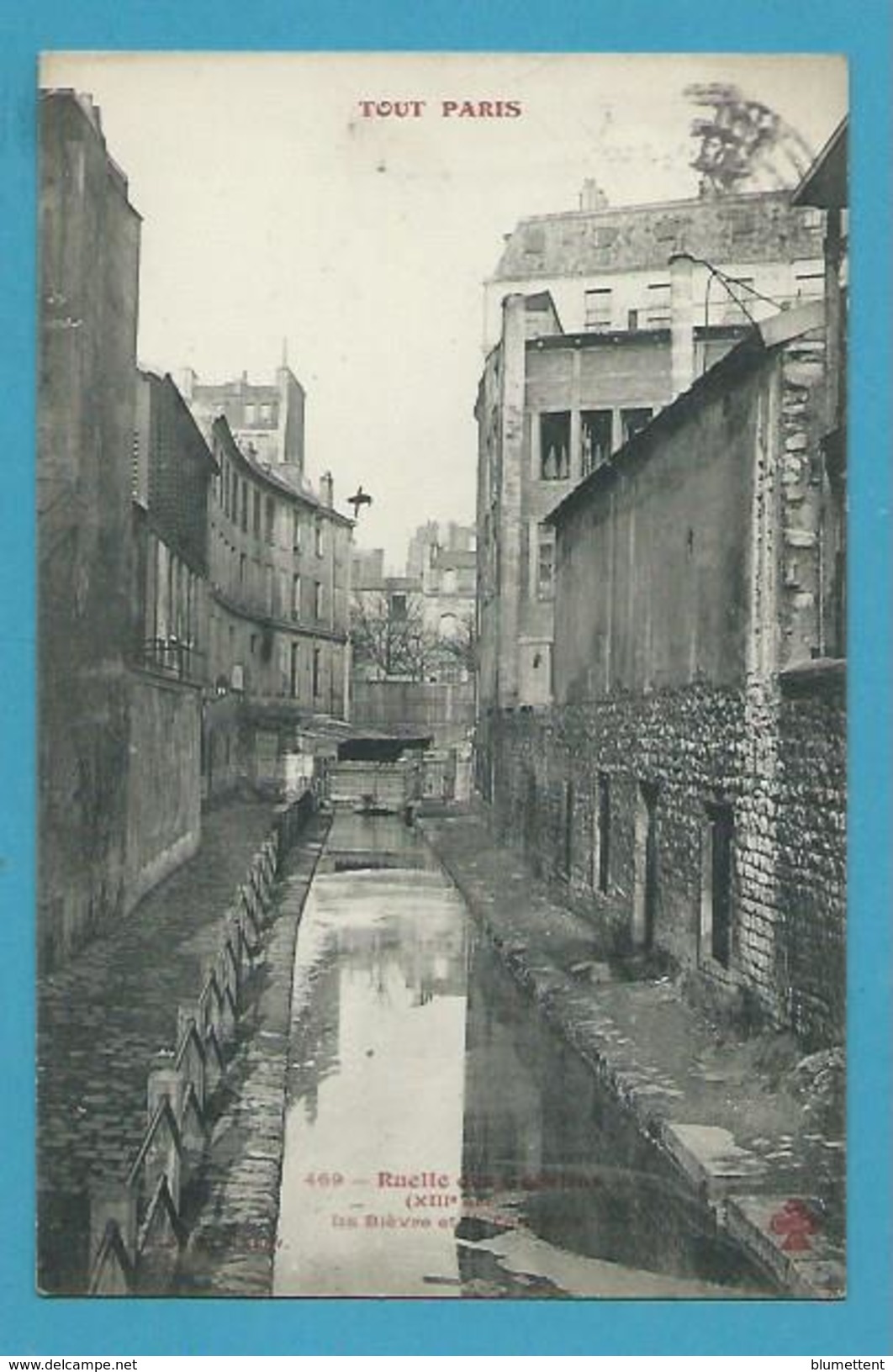 CPA 469 TOUT PARIS - Ruelle Des Gobelins  (XIIIème) - Editeur FLEURY - Paris (13)