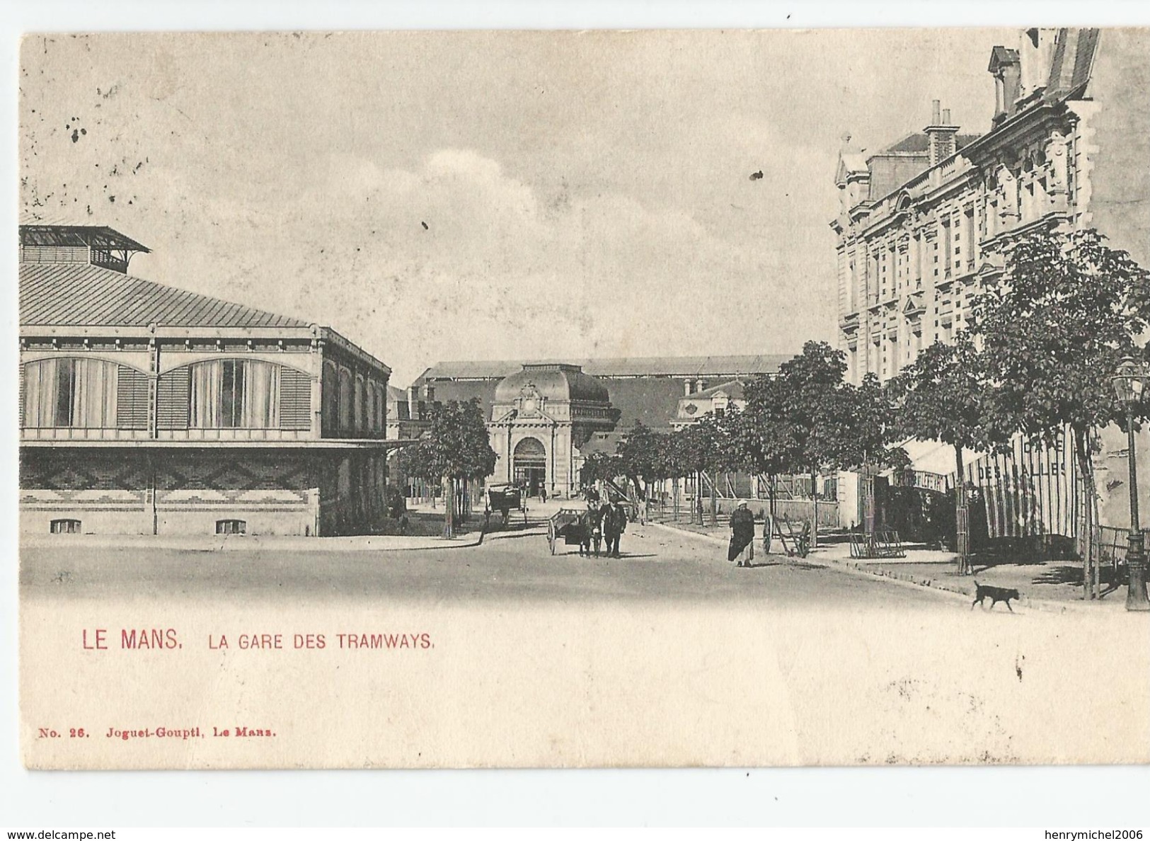 72 Le Mans La Gare Des Tramways 1904 - Le Mans