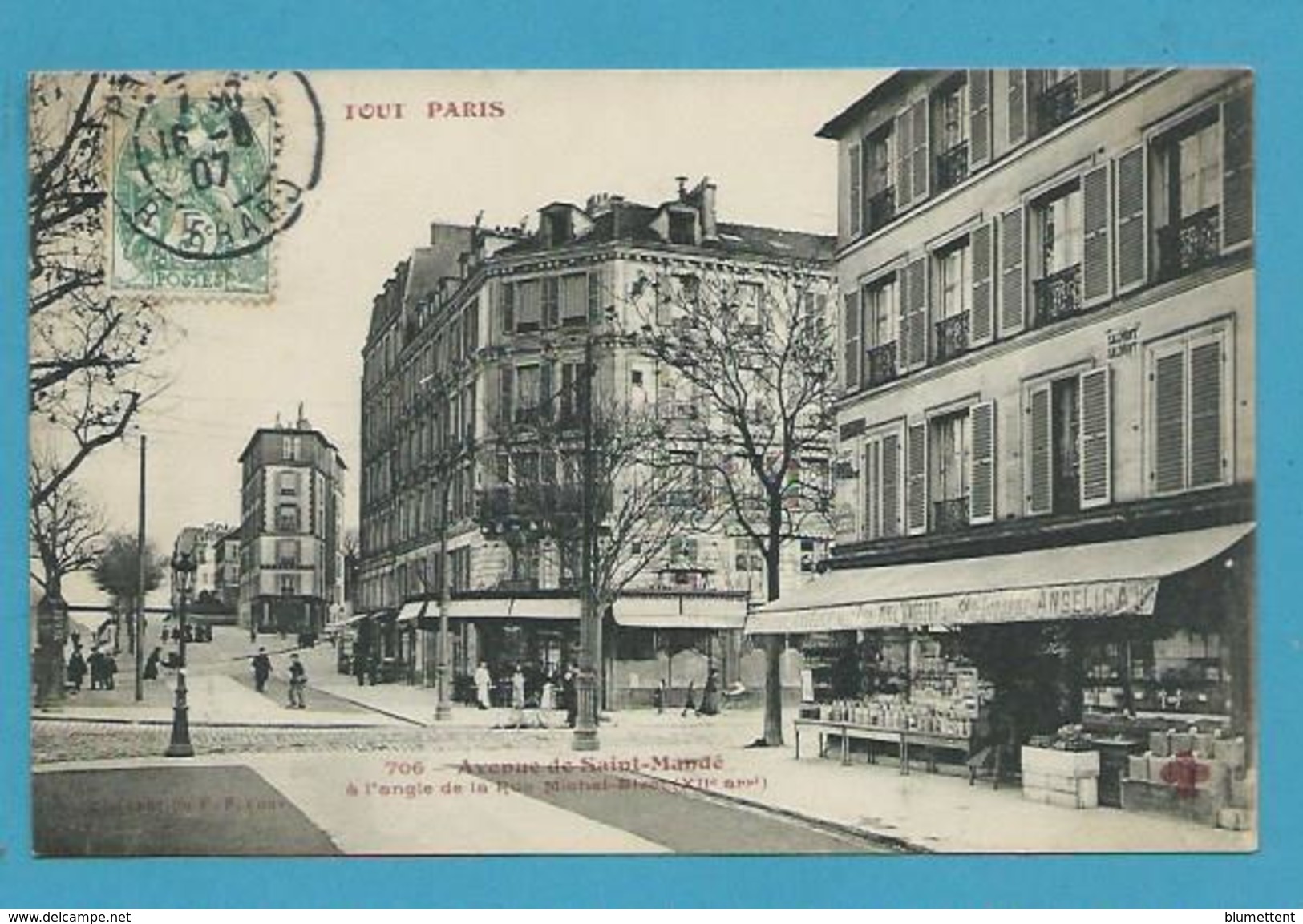 CPA 706 TOUT PARIS - Avenue De Saint-Mandé (XIIème) - Editeur FLEURY - District 12