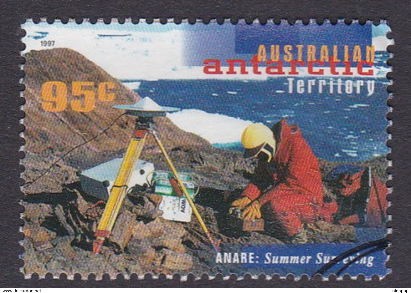 Australian Antarctic Territory  S 112 1997 50th Anniversary Of ANARE 95c Summer Surveying Used - Oblitérés