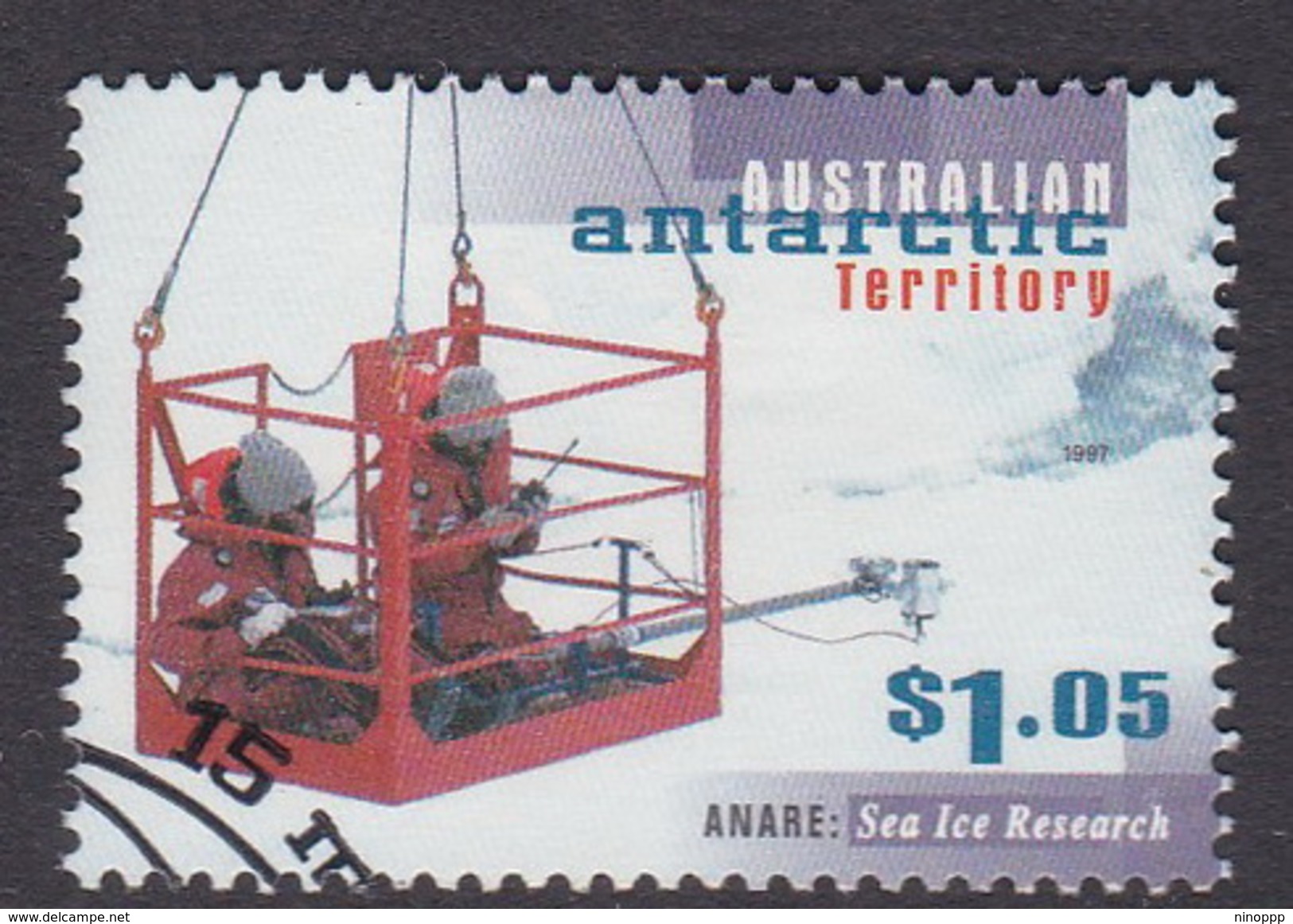 Australian Antarctic Territory  S 113 1997 50th Anniversary Of ANARE $ 1.05 Sea Ice Research Used - Used Stamps