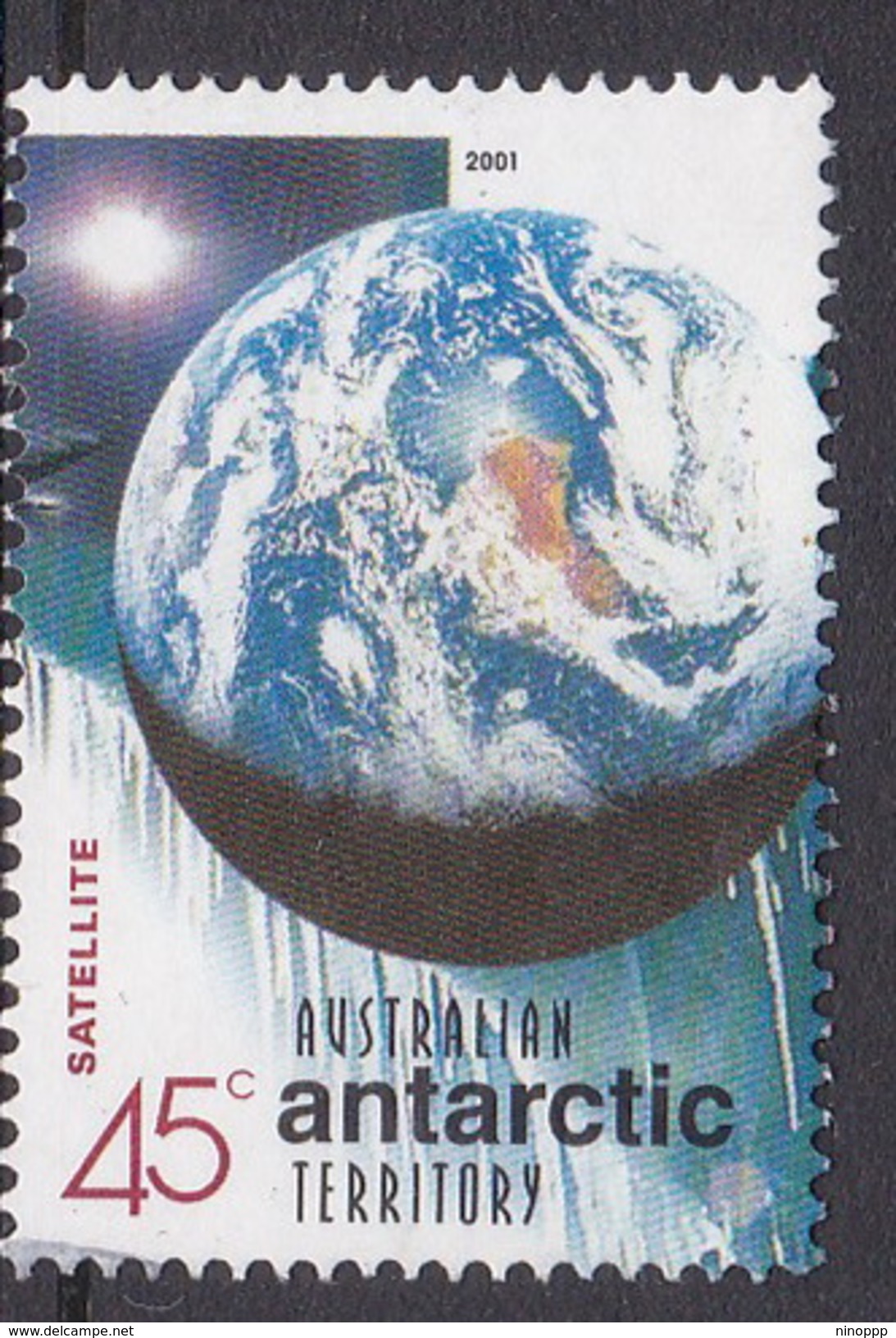 Australian Antarctic Territory S 144  2001 Australians In The Antarctic Technology And Communication 45c Satellite Used - Gebraucht