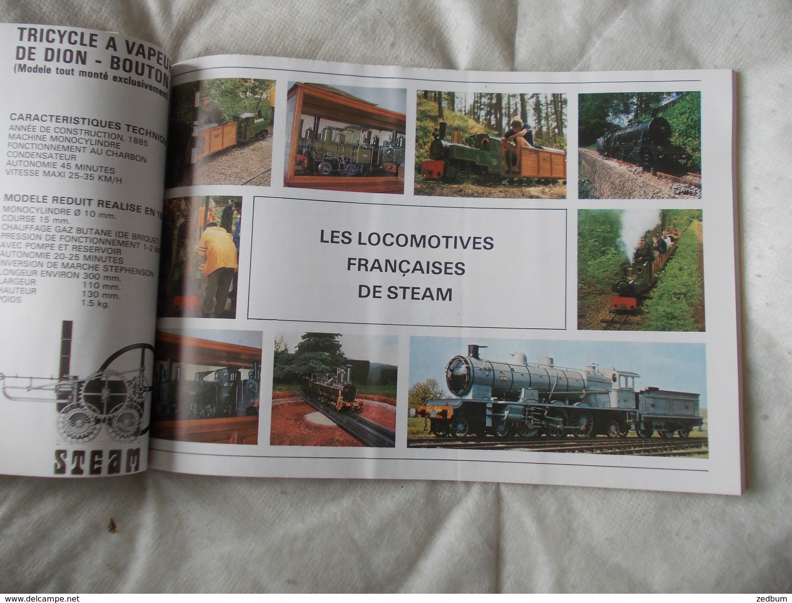 STEAM Locomotives Machines Fixes Marines Bateaux - Modélisme