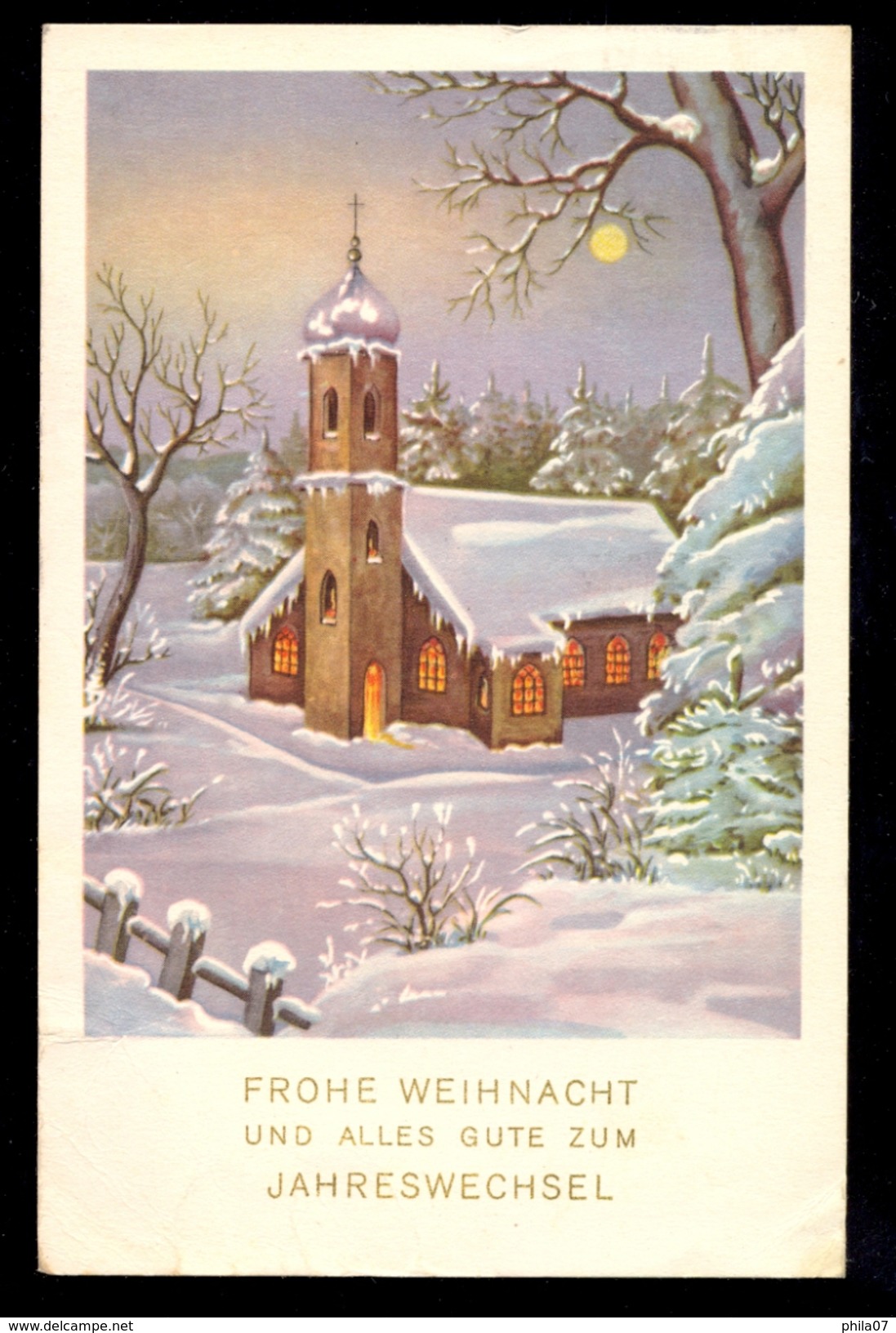 Frohe Weihnacht Und Alles Gute Zum Jahreswechsel / Postcard Circulated, 2 Scans - Altri & Non Classificati