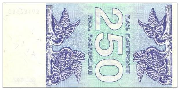 GEORGIA 250 Laris (Coupons)  P-43 1993 **UNC** - Georgien