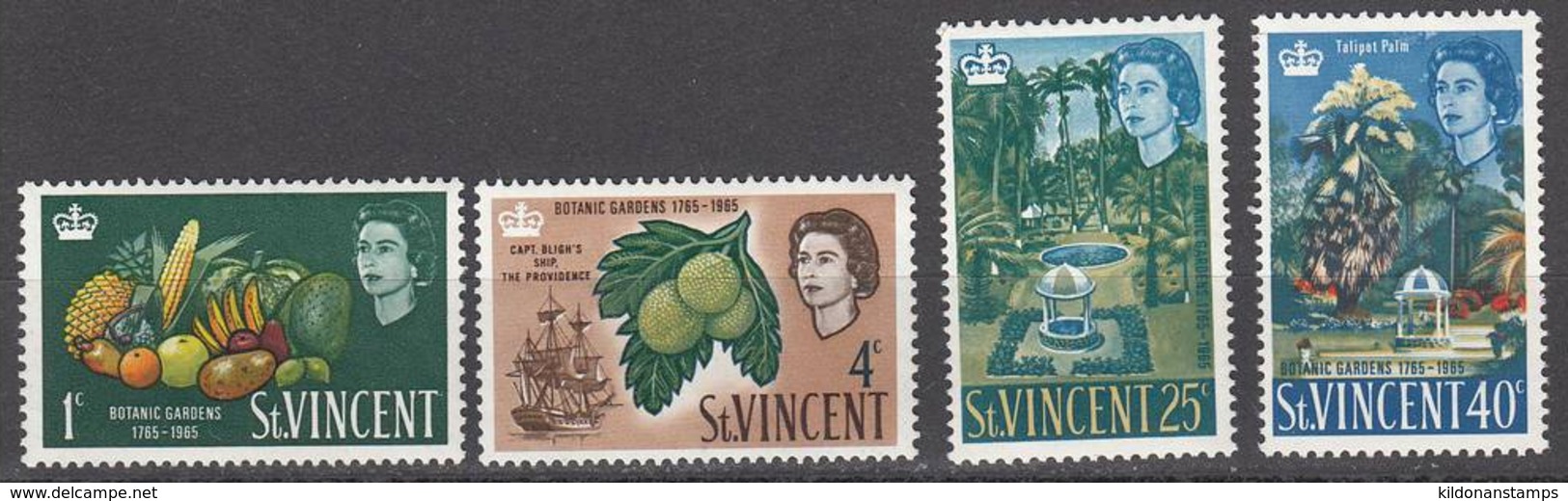 St Vincent 1964-65 Scouts/Gardens, Mint No Hinge, Sc# 216--223 - St.Vincent (...-1979)