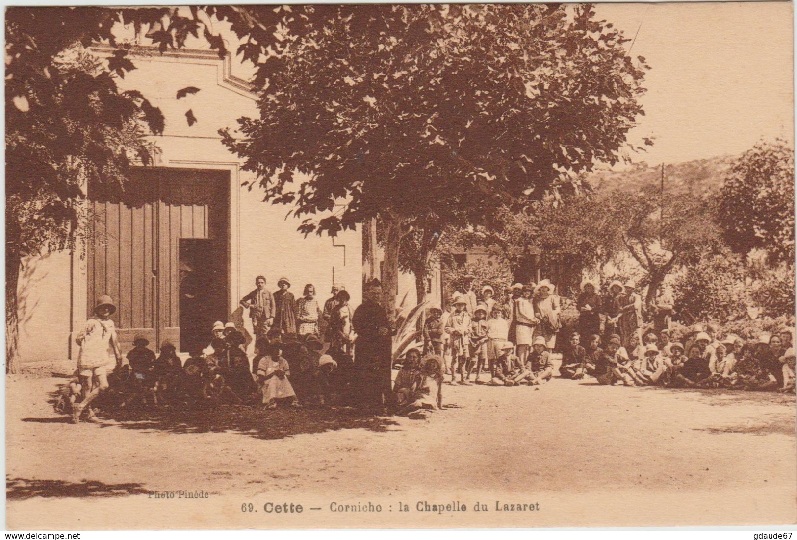 CETTE / SETE (34) - CORNICHE : LA CHAPELLE DU LAZARET - Sete (Cette)