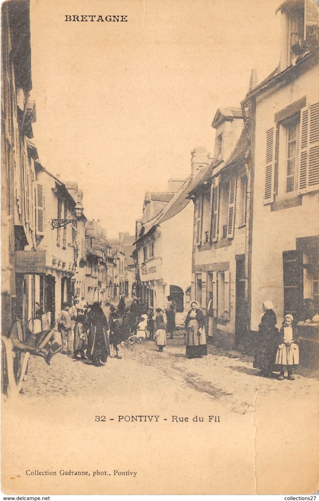 56-PONTIVY- RUE DU FIL - Pontivy