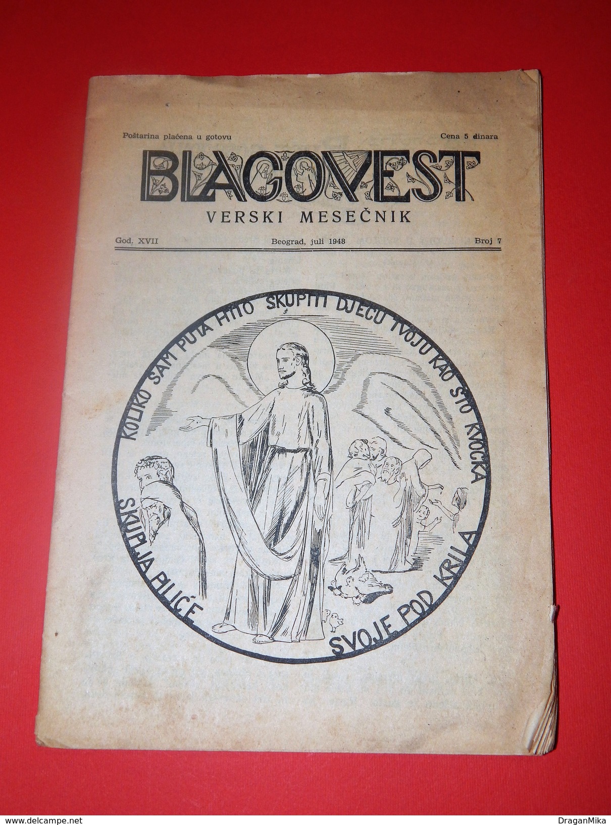 Blagovest, Verski Mese&#x10D;nik, Catholic Church, Beograd, 1948. RARE - Langues Slaves