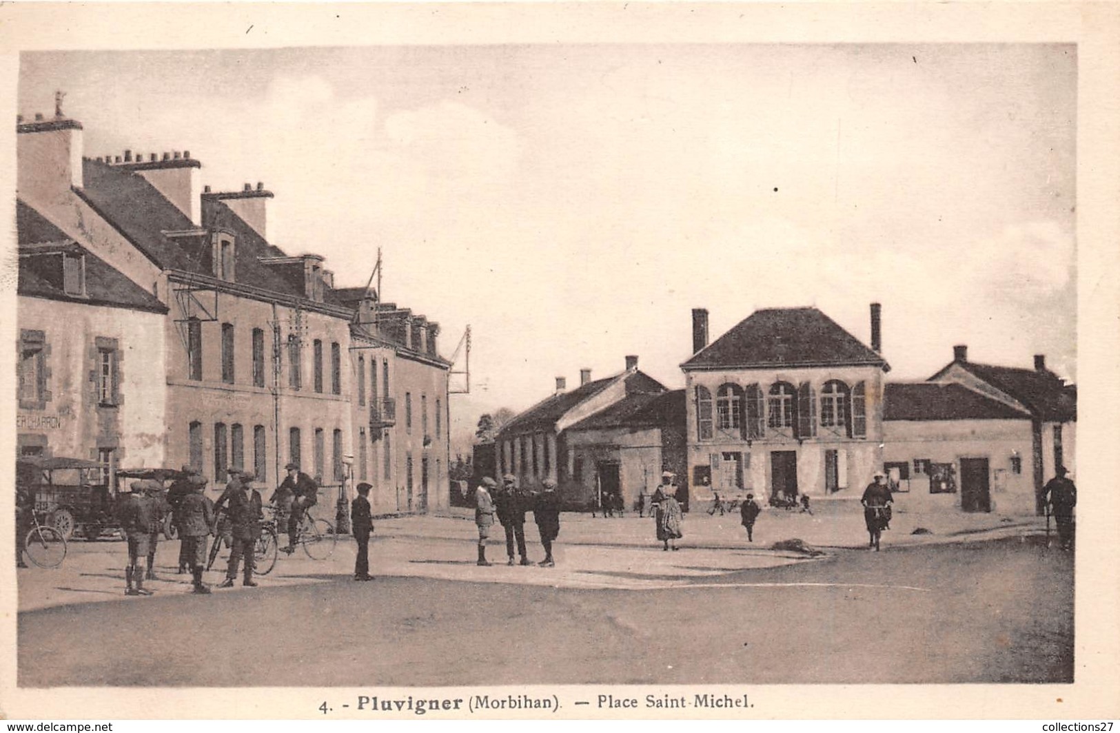 56-PLUVIGNER-  PLACE SAINT-MICHEL - Pluvigner