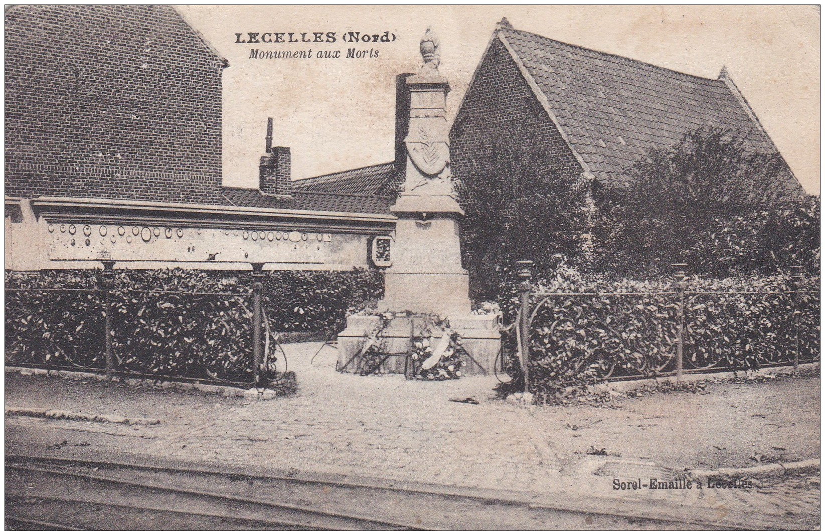 17V - 59 - Lecelles - Nord - Monument Aux Morts - Autres & Non Classés