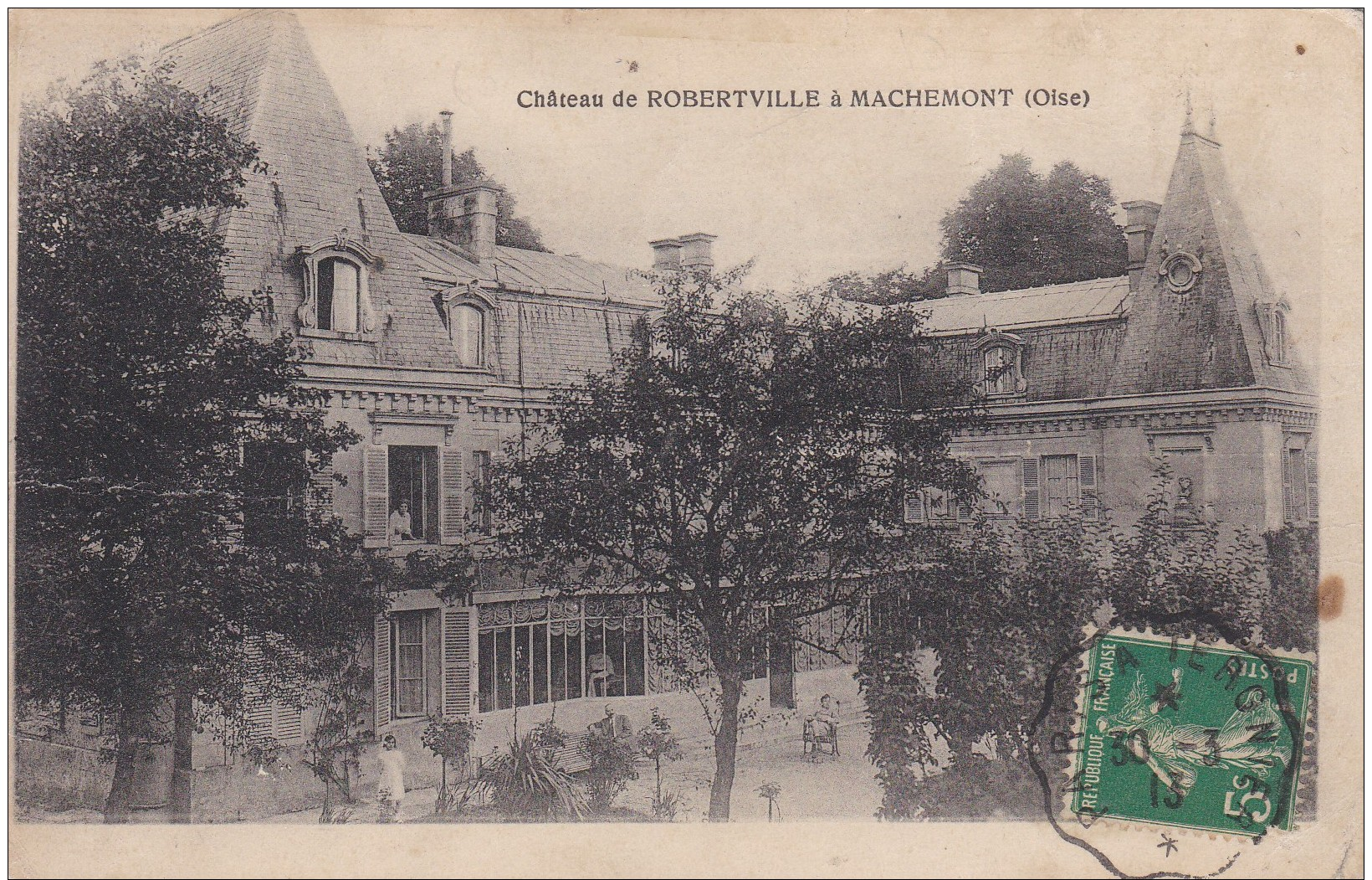 17V - 60 - Oise - Château De Robertville à Machemont - Autres & Non Classés