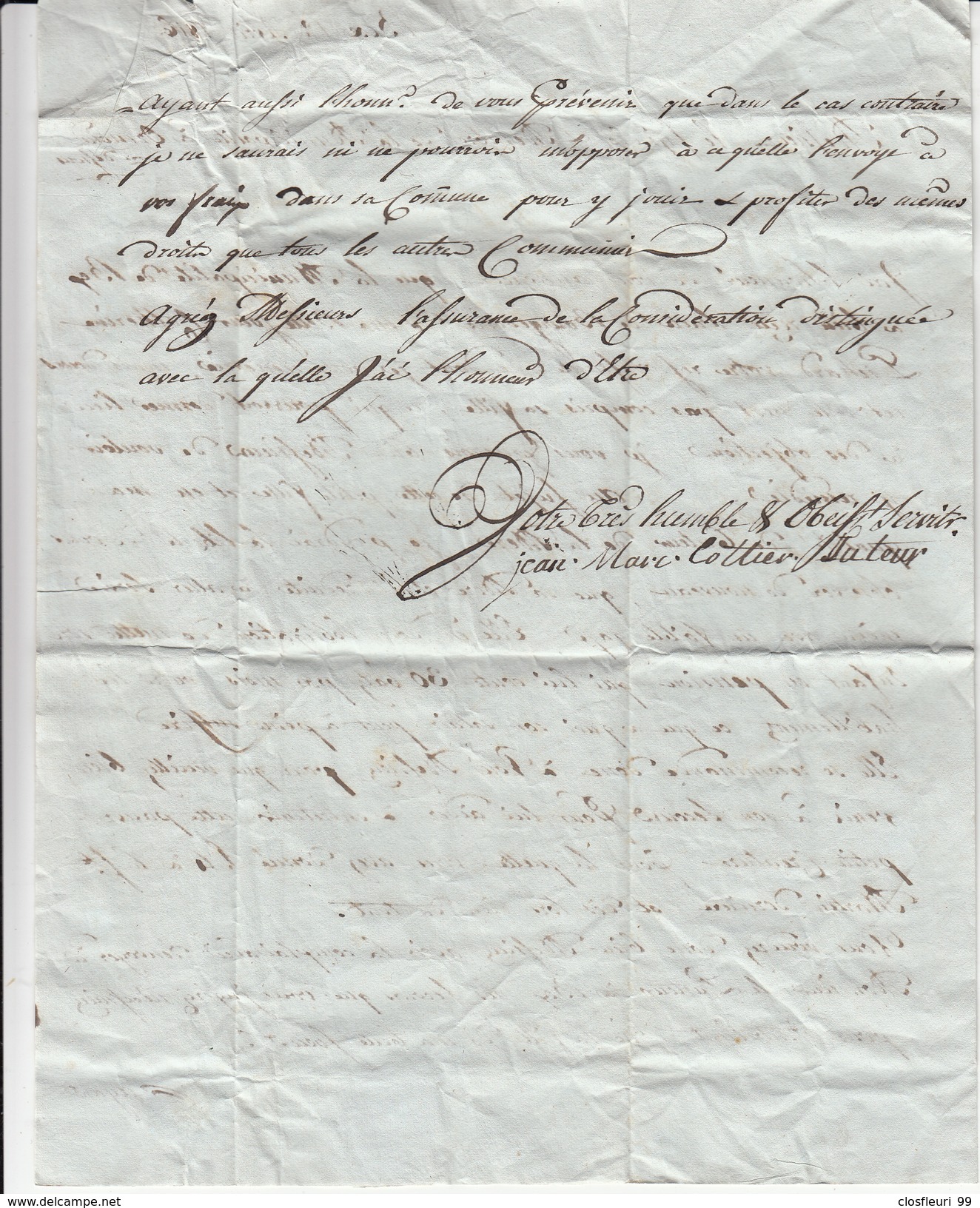 Lettre Préphiatélique De Tuteur 12 Avril 1816 De Bex (CH) à  Municipalité Ormon Desout - - Manuscrits