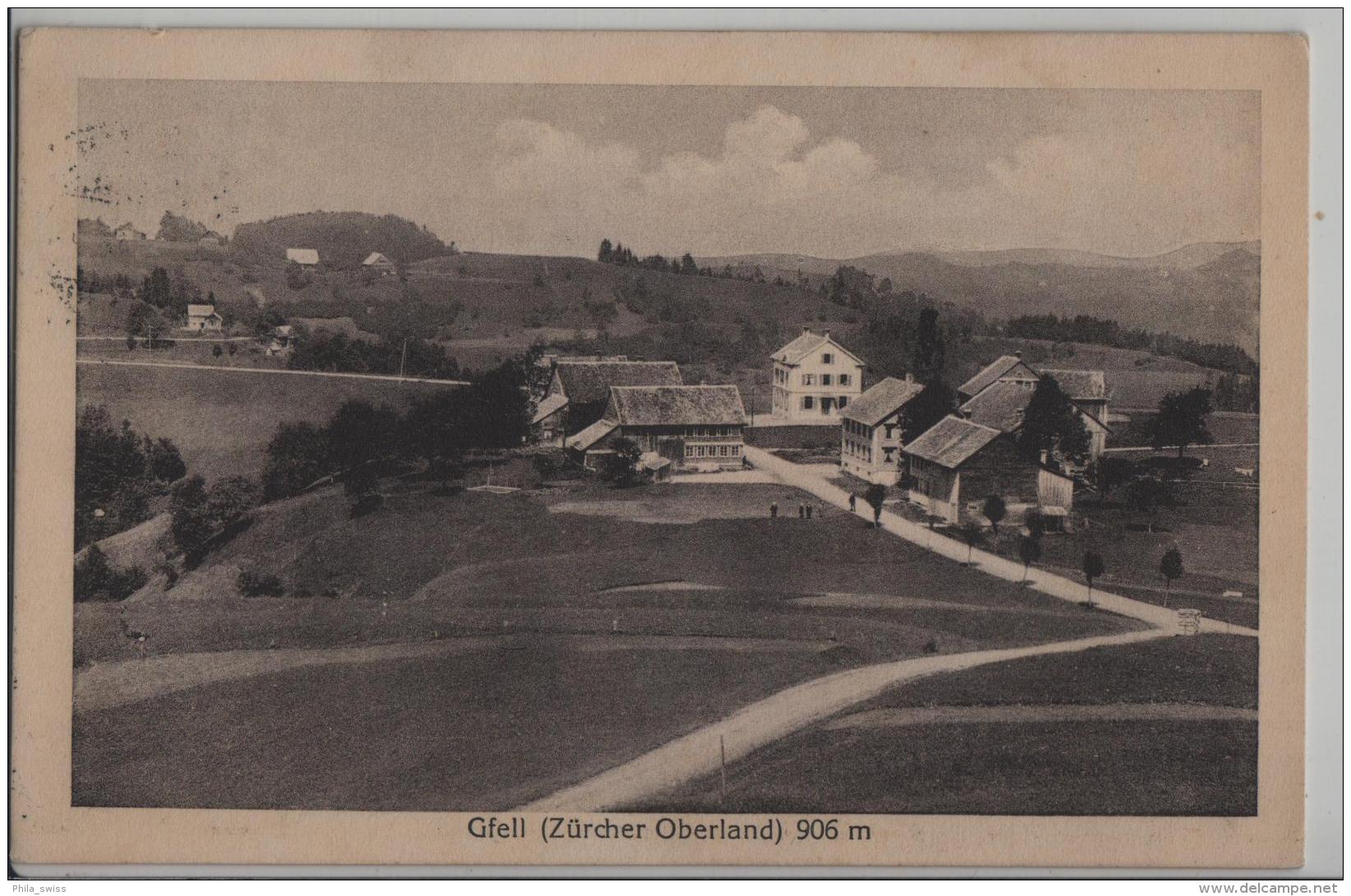 Gfell (Sternenberg) Zürcher Oberland (906 M) - Photo: J. Grögli No. 839 - Sternenberg