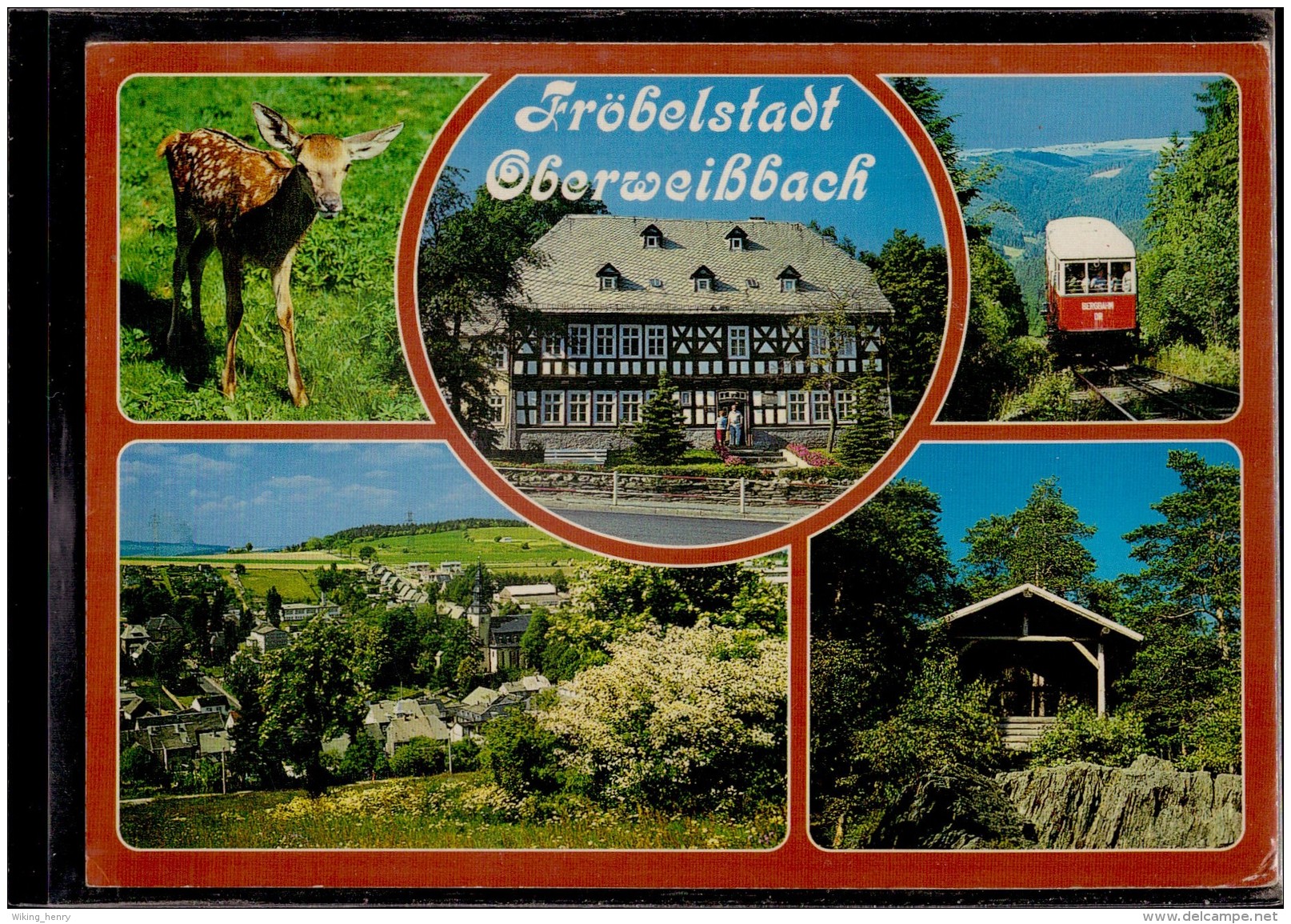 Oberweißbach - Mehrbildkarte 1   Fröbelstadt - Oberweissbach