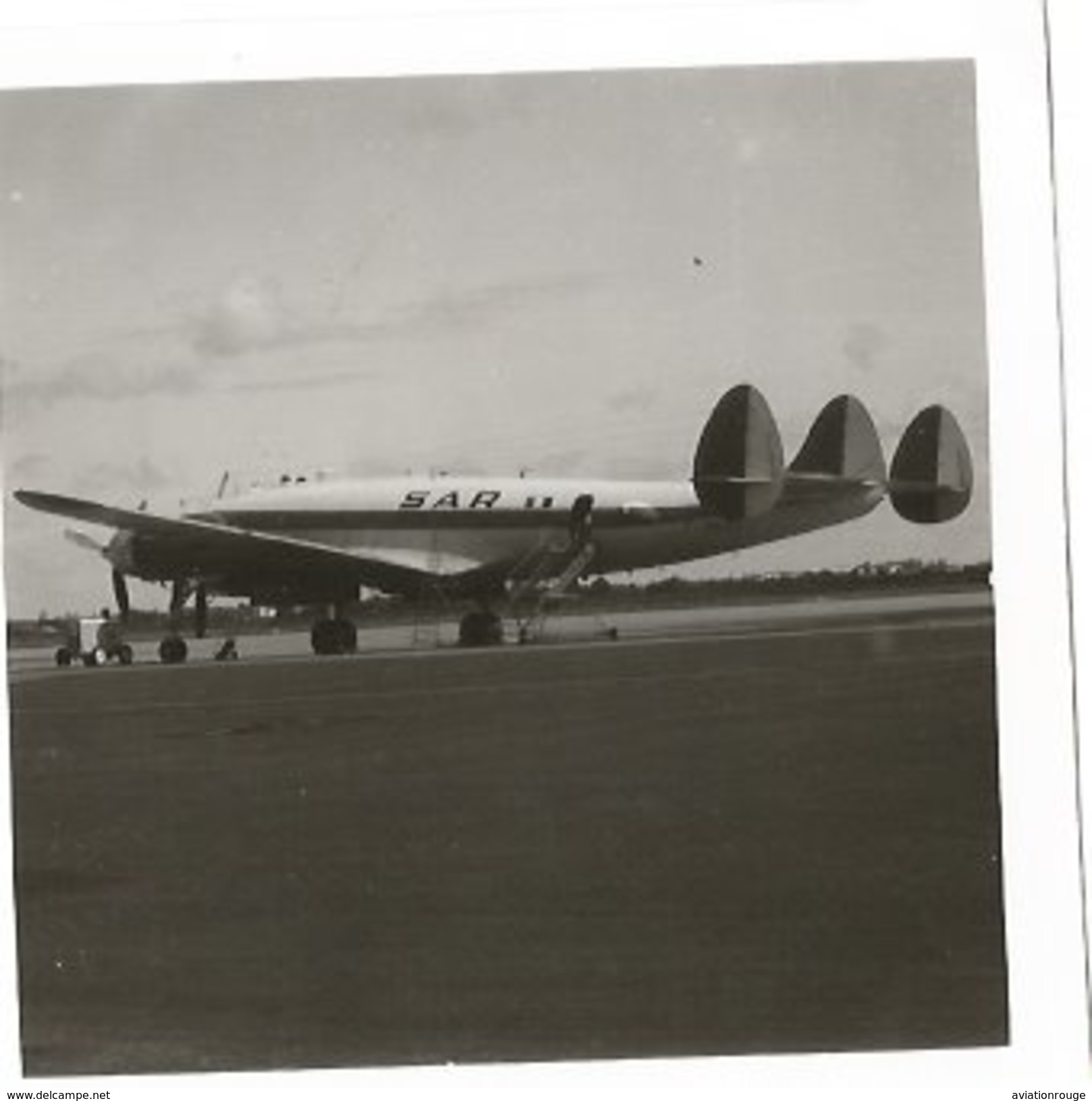 PHOTO AVION  LOCKHEED CONSTELLATION SAR  8X8CM - Aviation