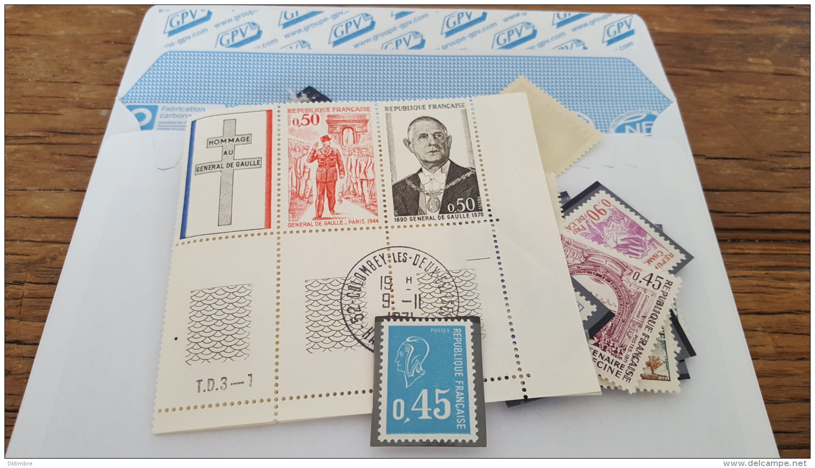 LOT 347875 TIMBRE DE FRANCE NEUF** ANNEE COMPLETE 1971 VALEUR 29 EUROS - ....-1939