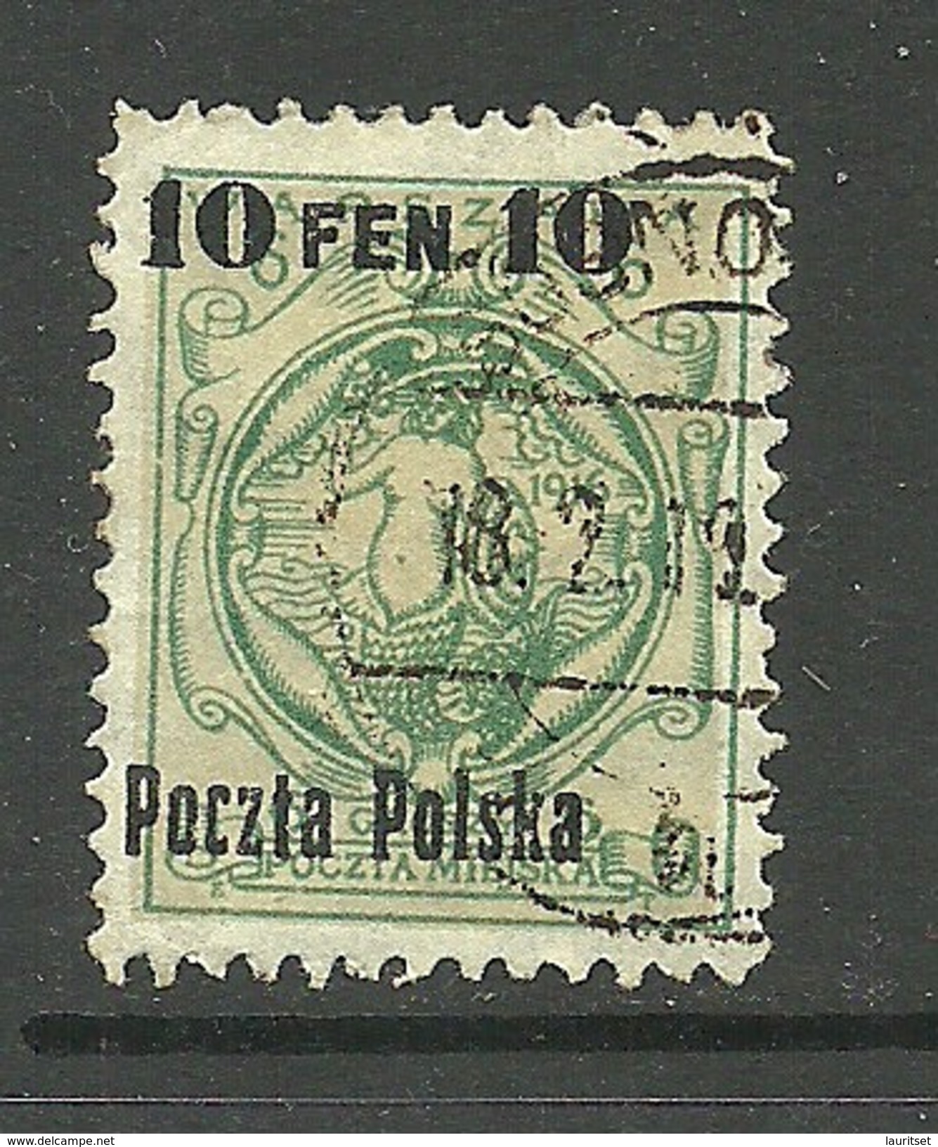 POLEN Poland 1918 Michel 3 O - Used Stamps