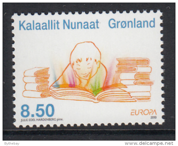 Greenland MNH 2010 Scott #563 8.50k Child Reading Books - EUROPA - Nuevos