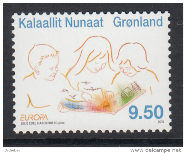 Greenland MNH 2010 Scott #564 9.50k Children Reading Books - EUROPA - Nuevos