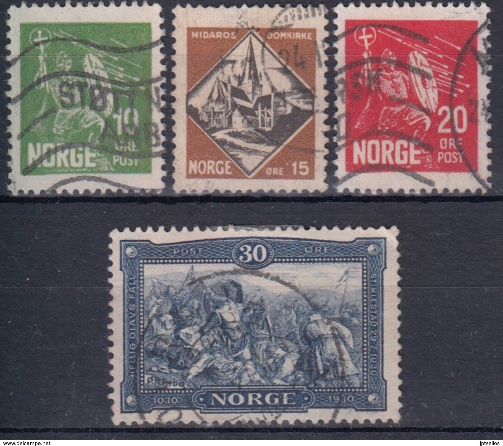 NORUEGA 1930 Nº 147/50 USADO - Used Stamps