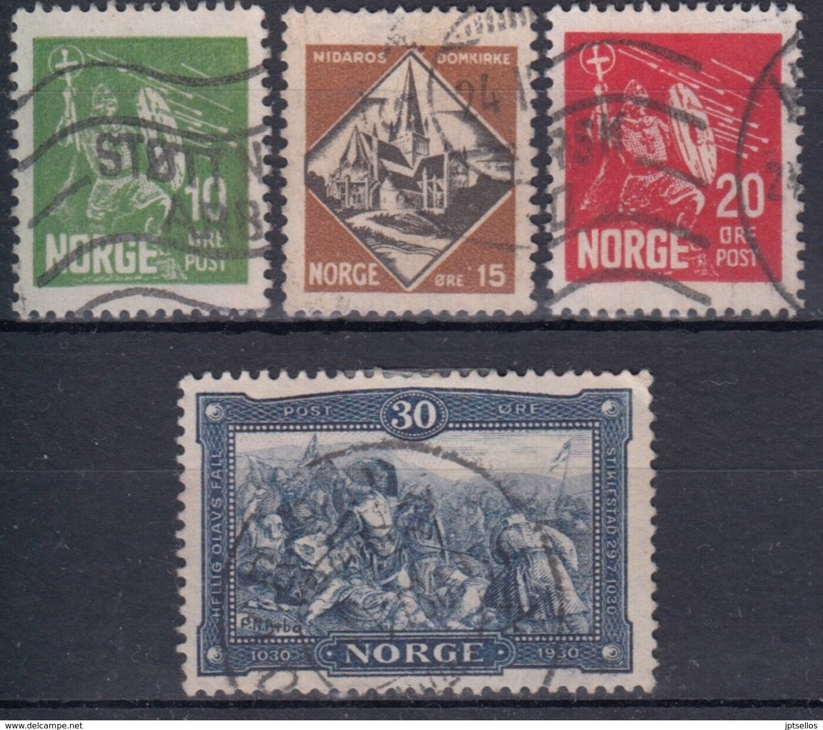 NORUEGA 1930 Nº 147/50 USADO - Usados