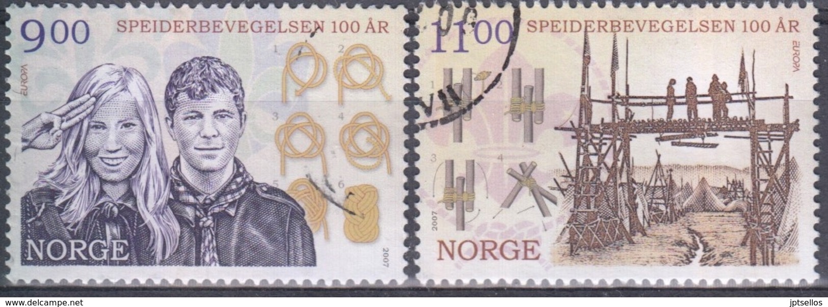 NORUEGA 2007 Nº 1562/63 USADO - Used Stamps